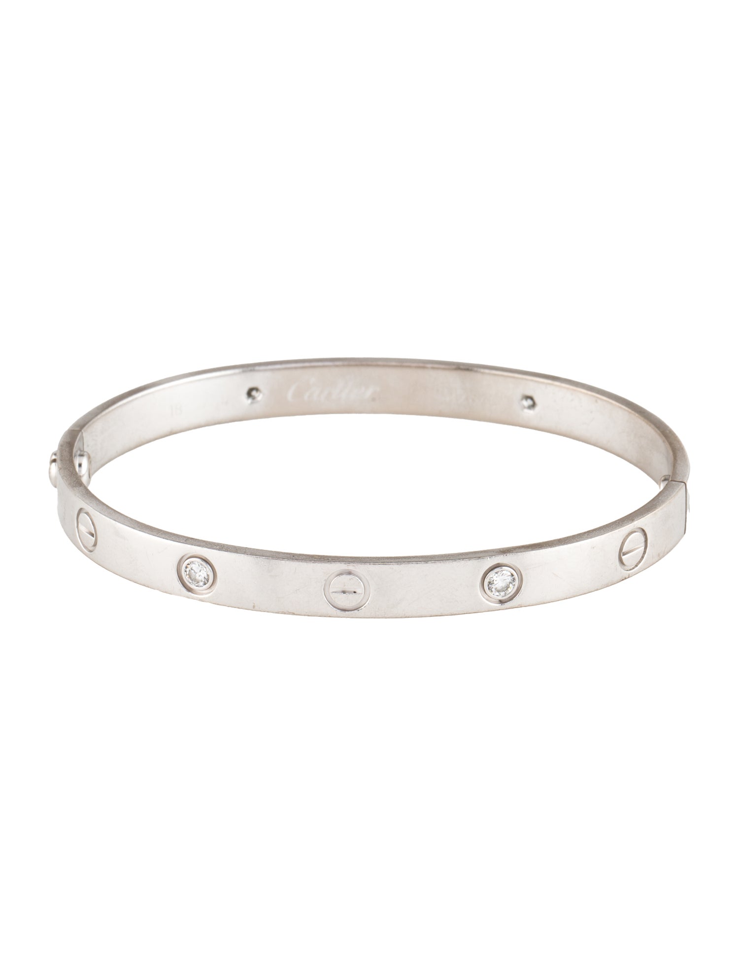 Cartier 4 Diamonds LOVE Bracelet, Classic Model