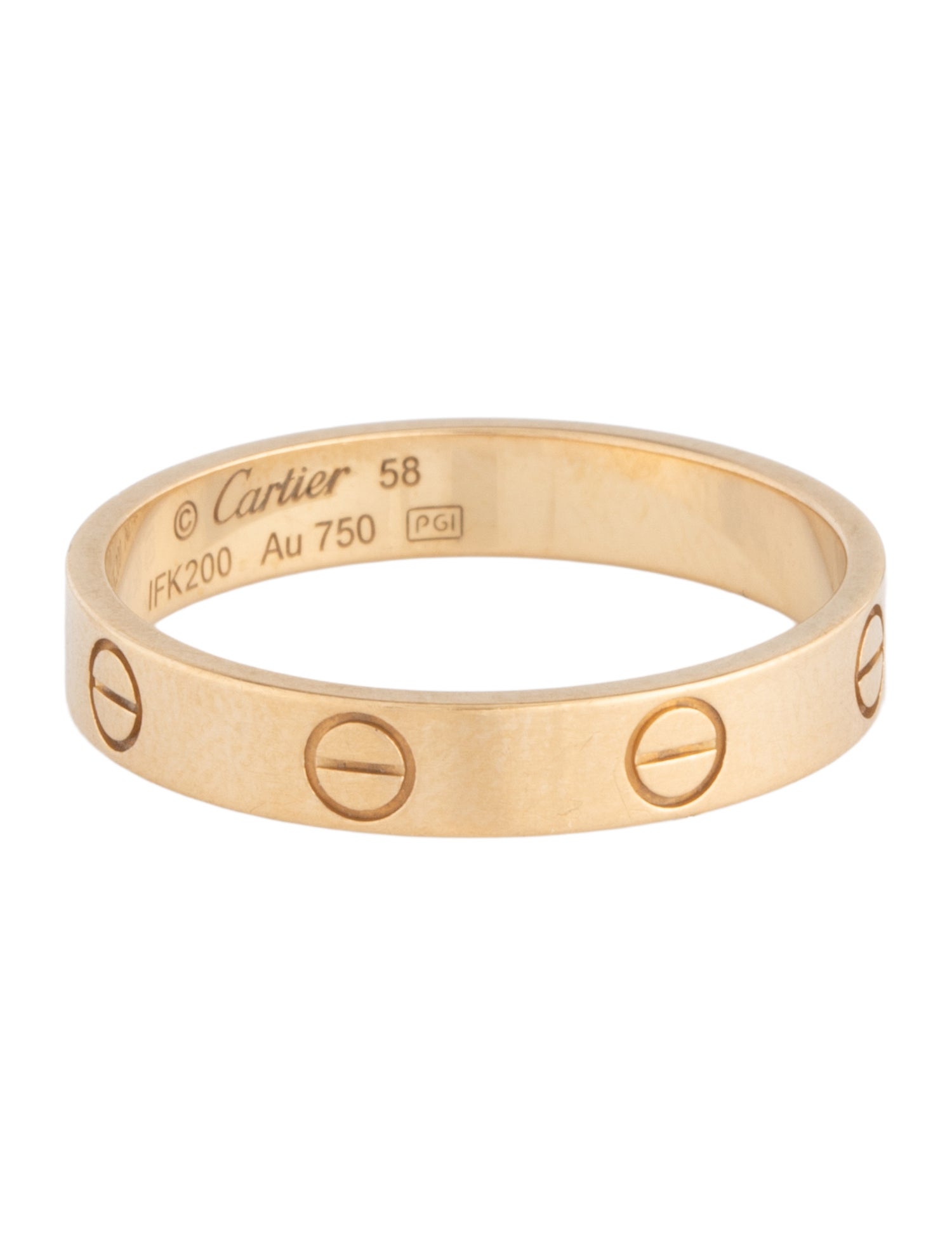 Cartier LOVE Ring, Small Model