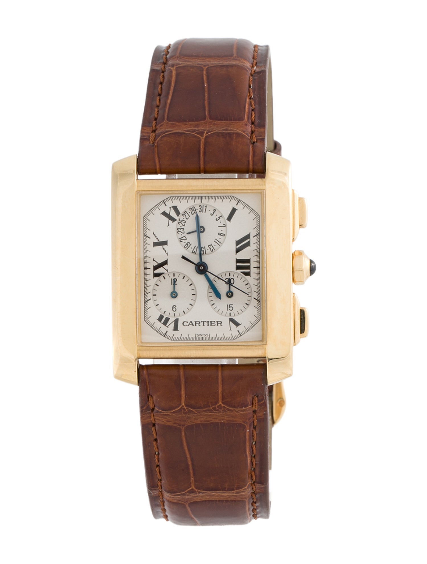 Cartier Tank Française Chronoflex Watch