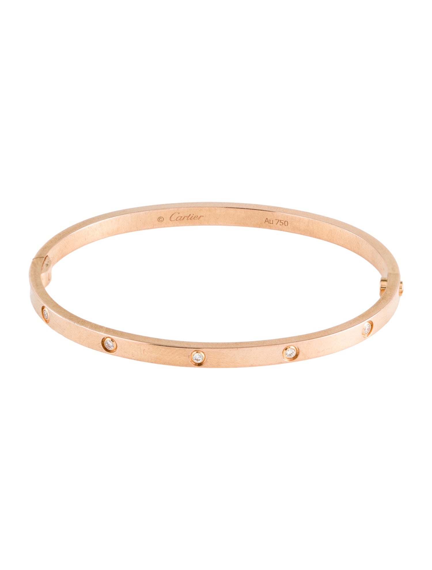 Cartier 10 Diamonds LOVE Bracelet, Small Model