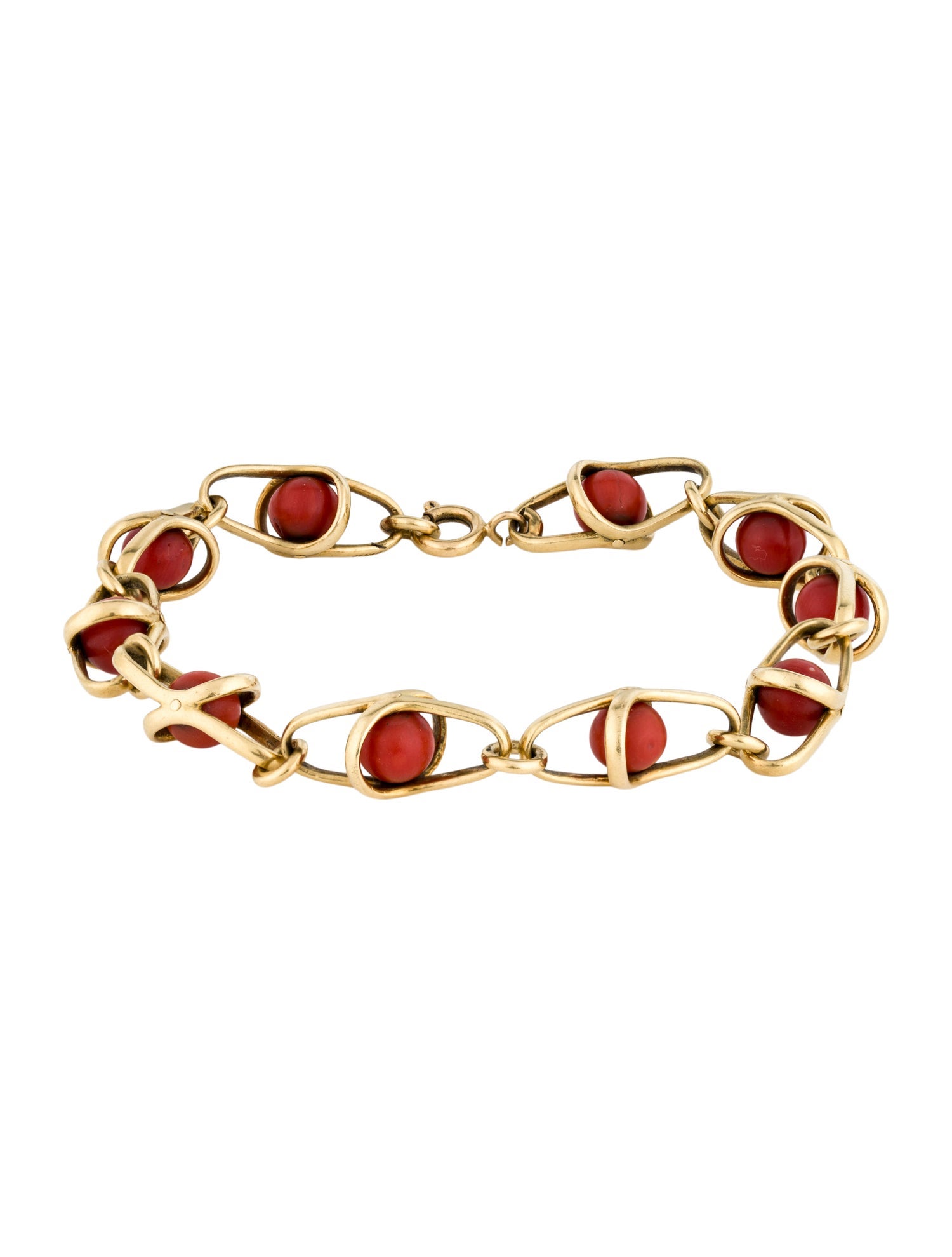 Cartier Vintage Coral Bracelet