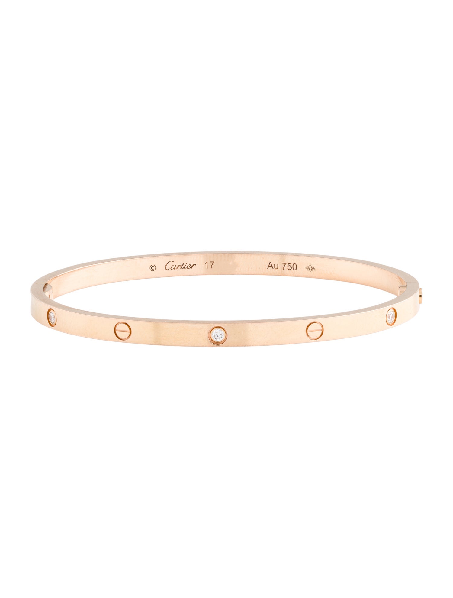 Cartier 6 Diamonds LOVE Bracelet, Small Model
