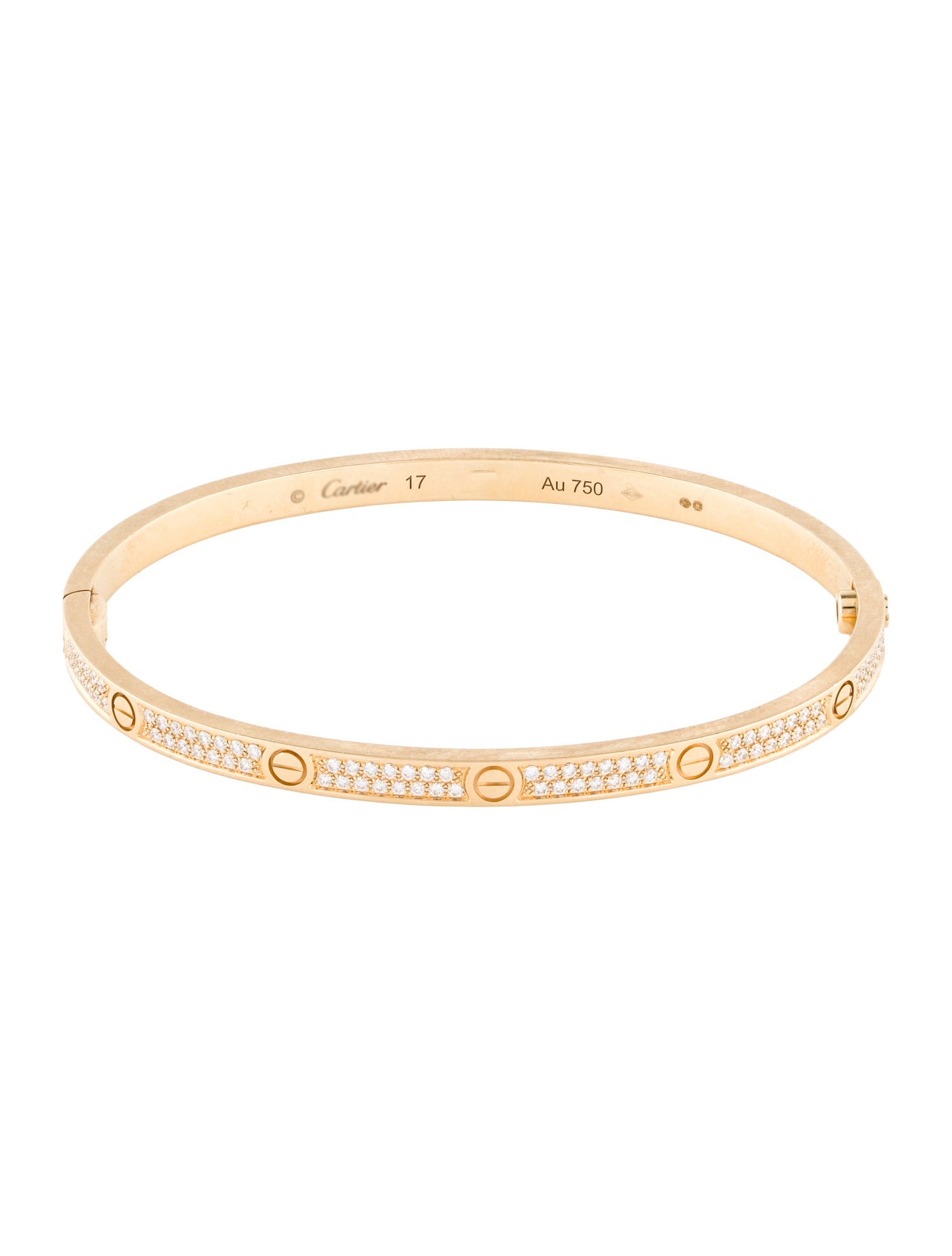 Cartier LOVE Bracelet, Small Model, Pavéd