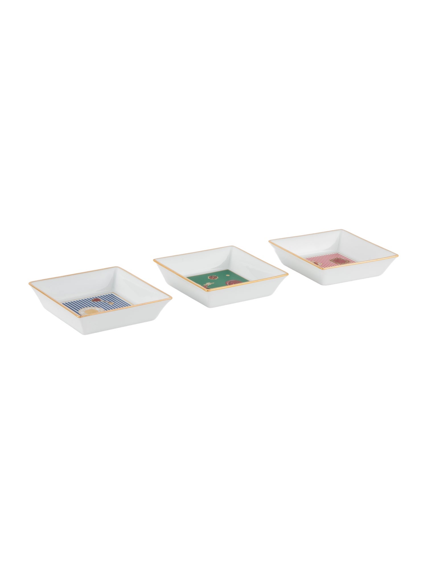 Cartier 3-Piece Diabolo Mini Trinket Trays
