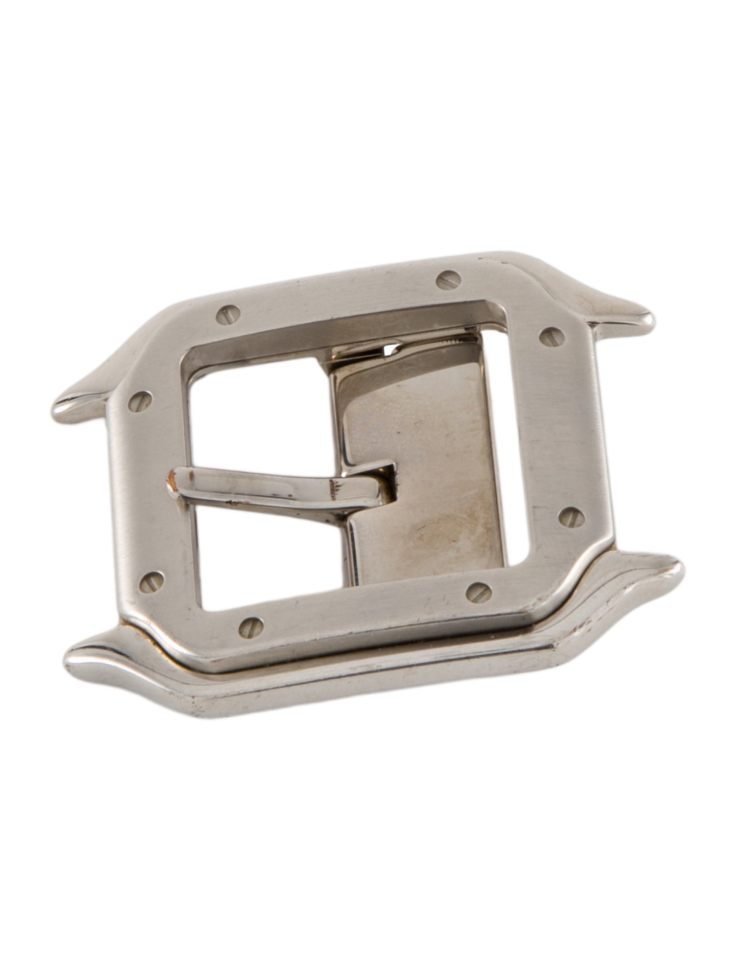 Cartier Silver-Tone Belt Buckle