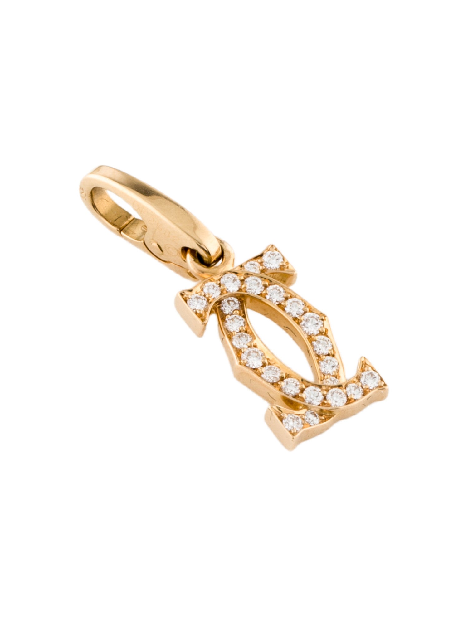 Cartier Vintage Double C de Cartier Decor Charm