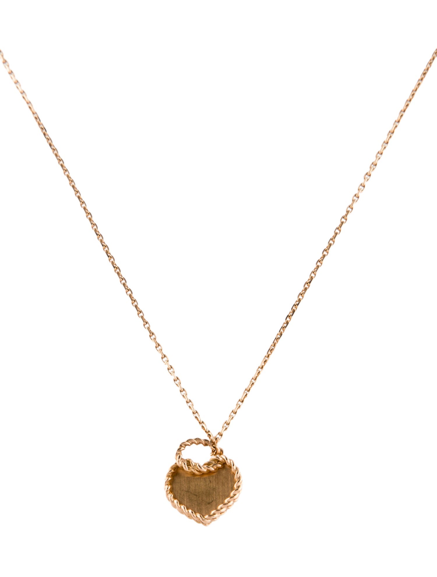 Cartier Coeur Torsade Heart Pendant Necklace