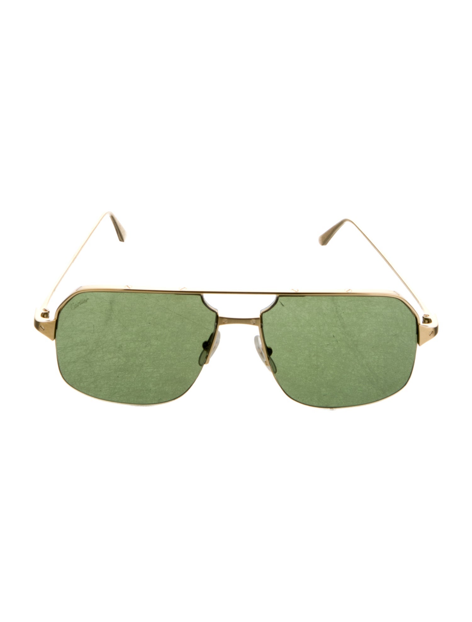 Cartier 'Santos De Cariter' Aviator Sunglasses