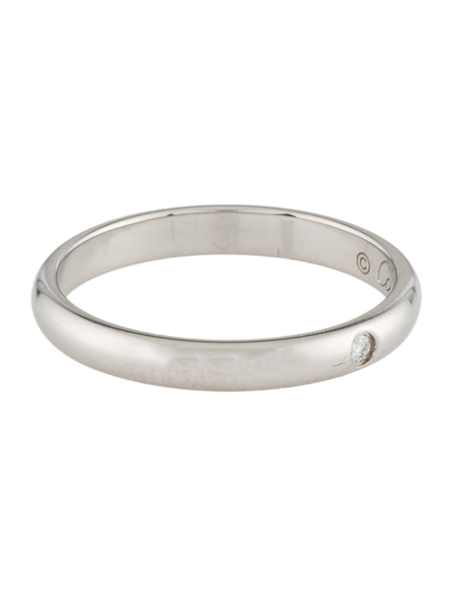 Cartier 1895 Wedding Band, 1 Diamond