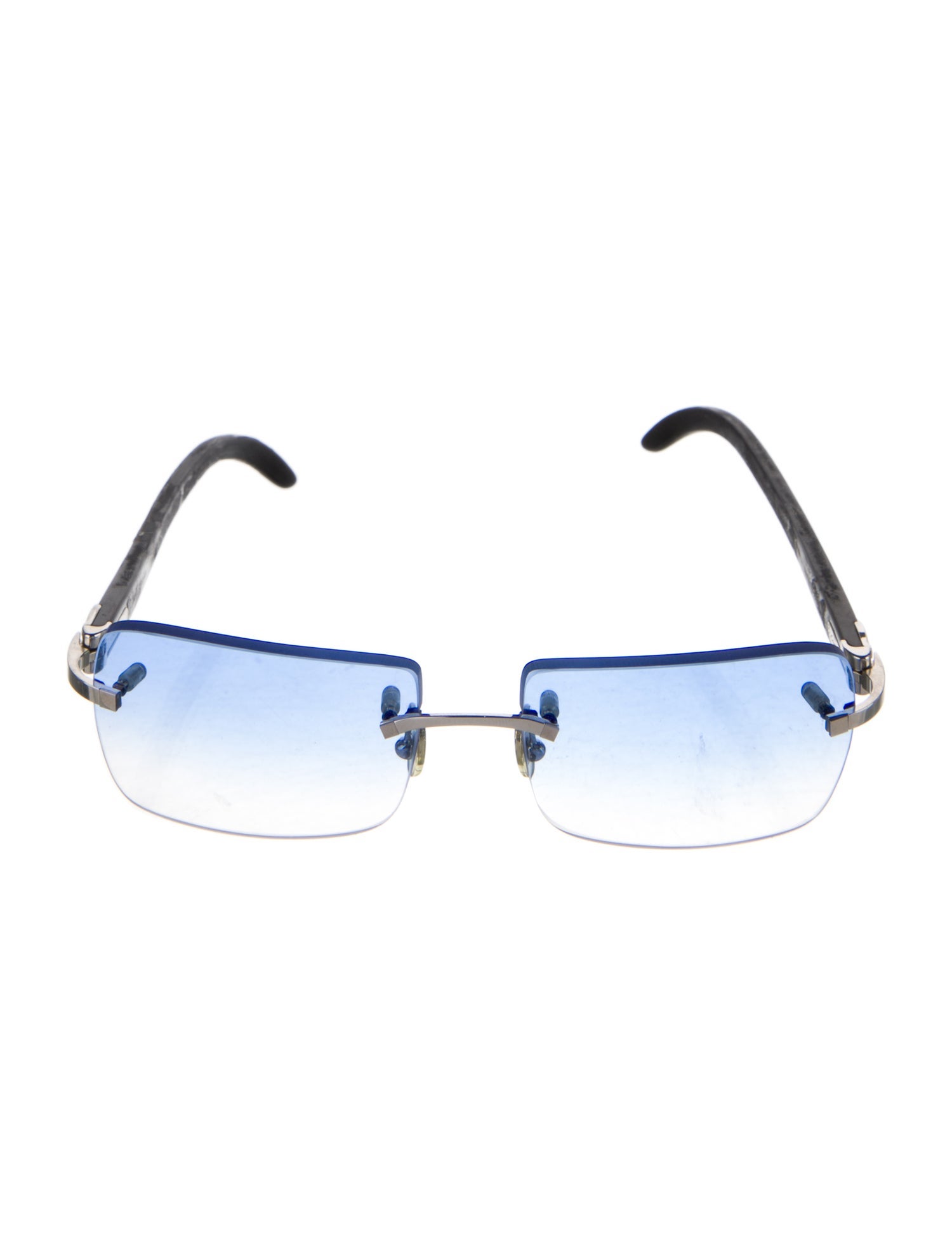 Cartier C Décor Genuine Horn Shield Sunglasses