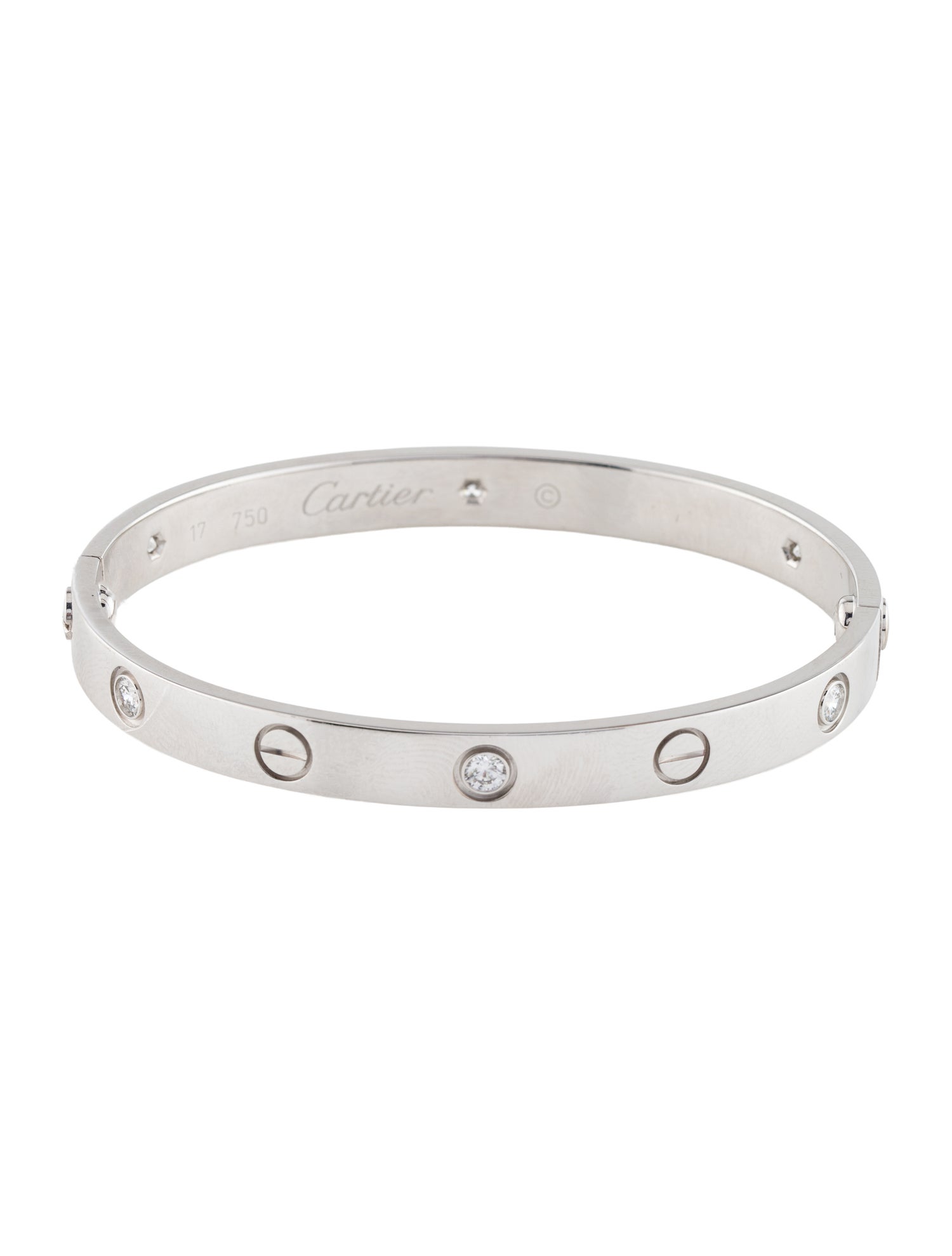 Cartier 6 Diamond LOVE Bracelet, Classic Model
