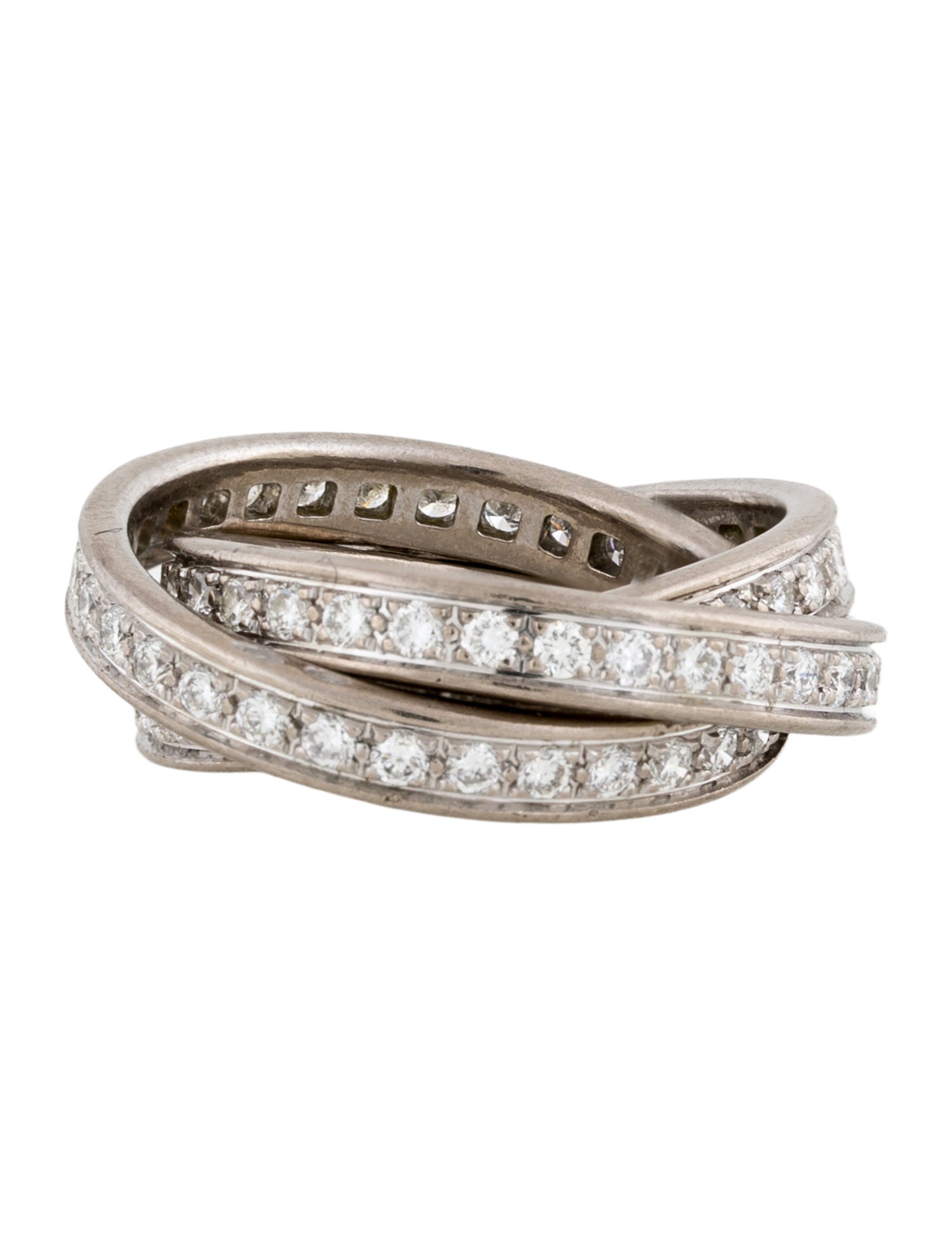 Cartier Vintage Trinity Ring, Diamonds