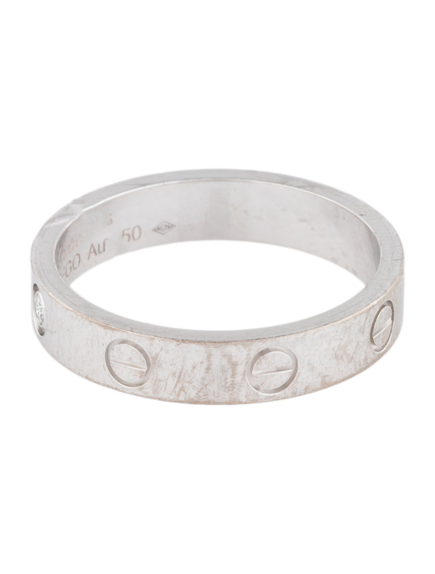 Cartier 1 Diamond LOVE Ring, Small Model