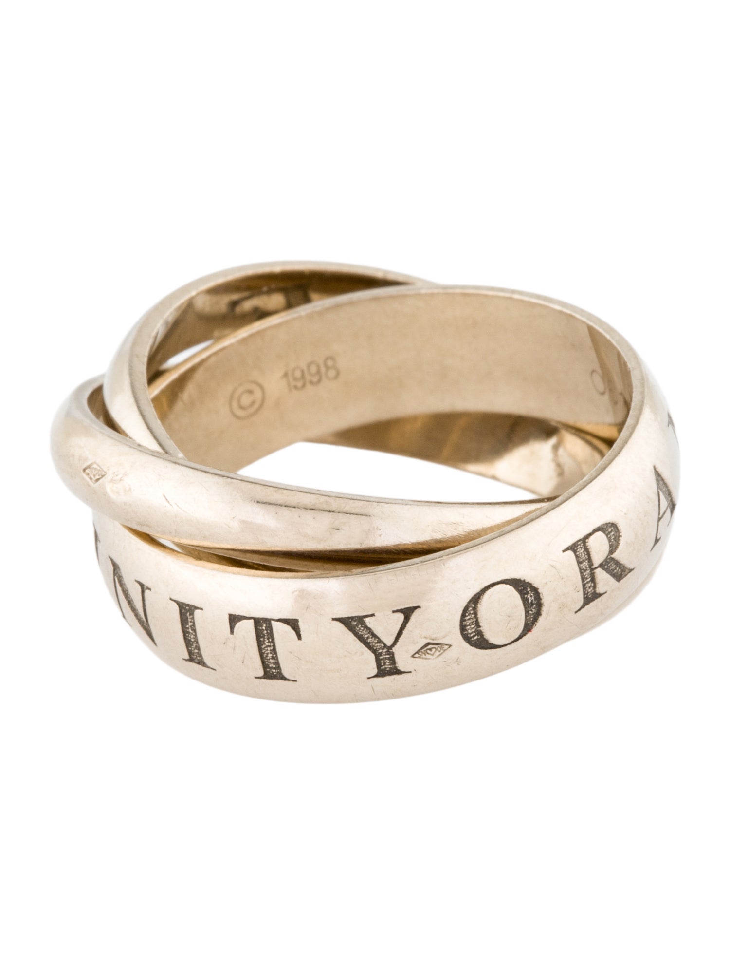Cartier Vintage Or Amour Et Trinity Ring