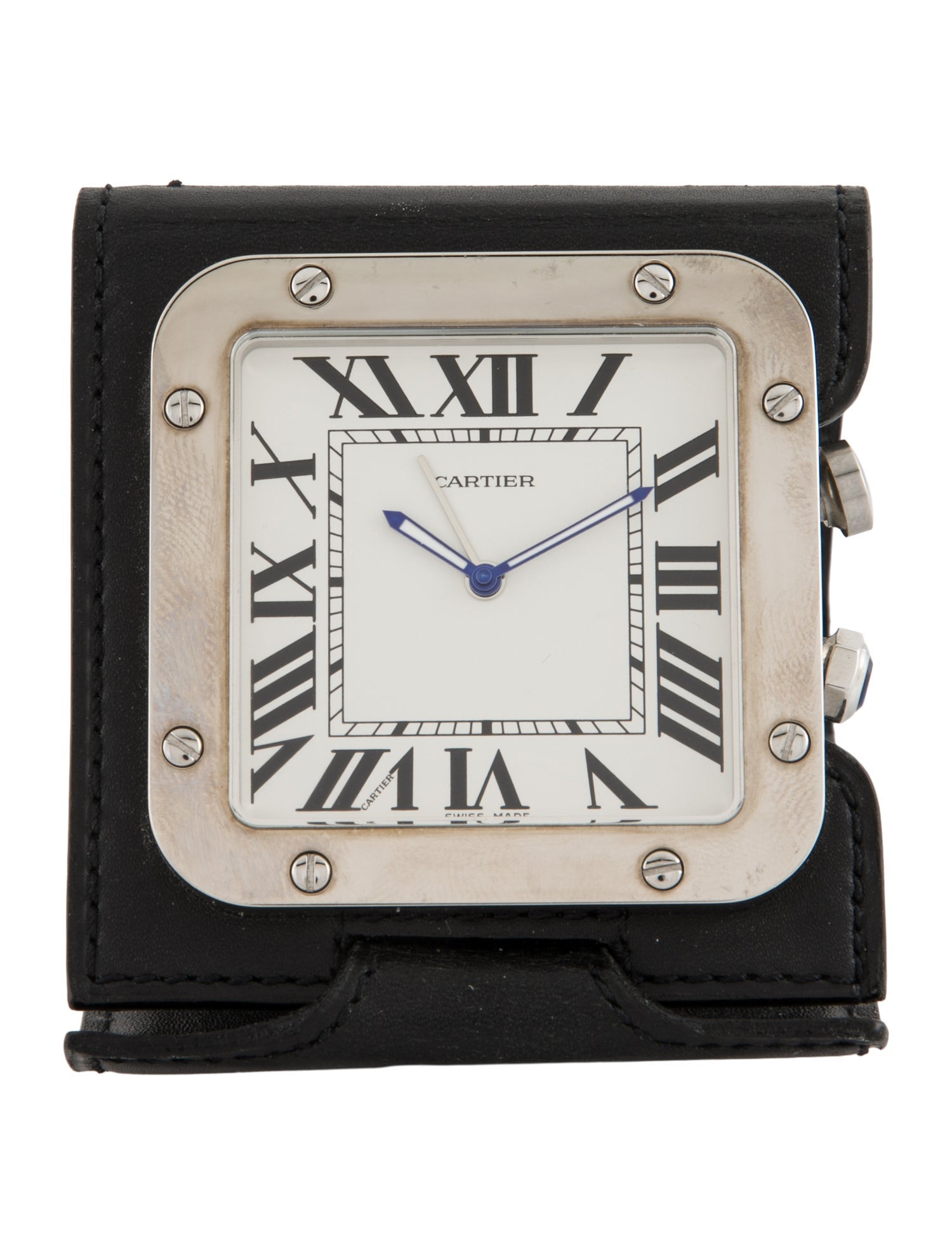 Cartier Santos Travel Alarm Clock