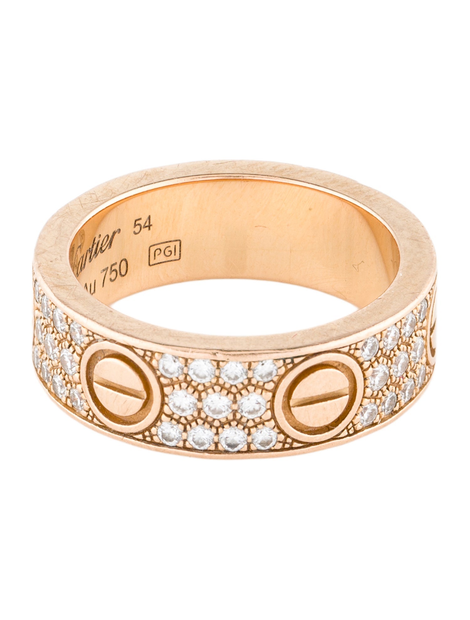 Cartier Paved Classic LOVE Ring