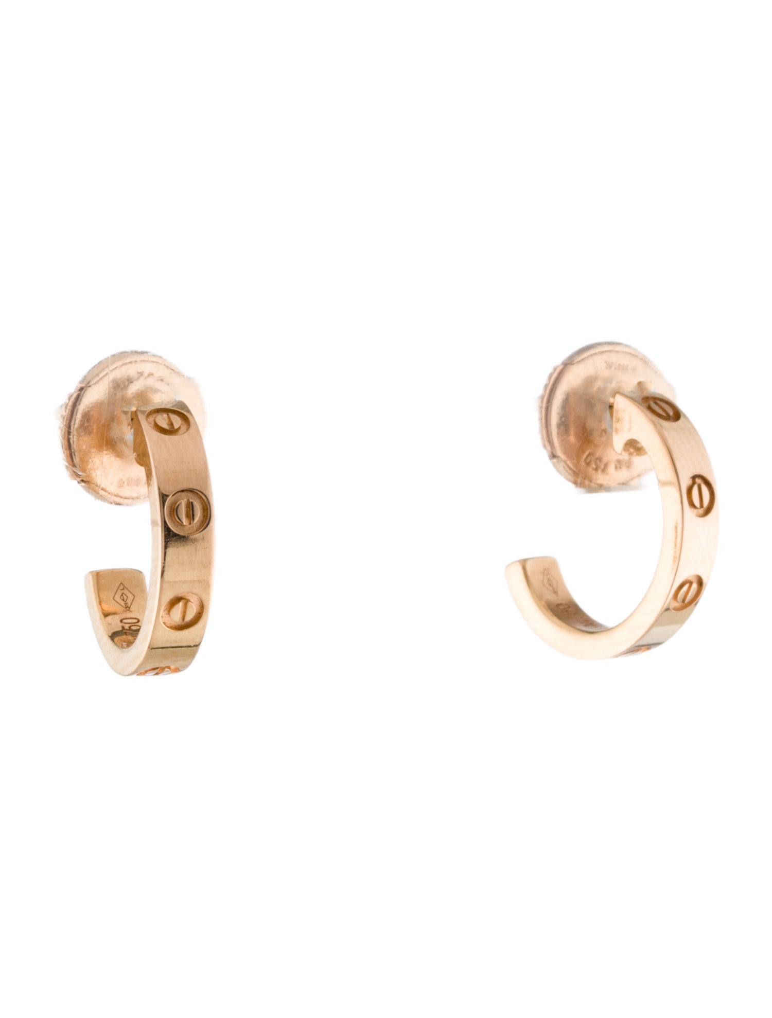 Cartier Small LOVE Hoop Earrings