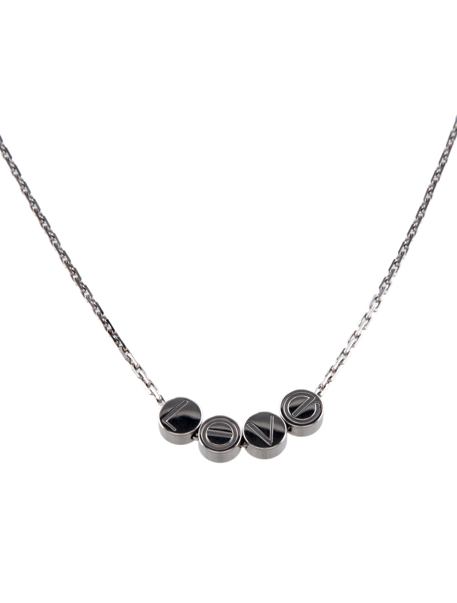 Cartier 18K LOVE Logo Necklace