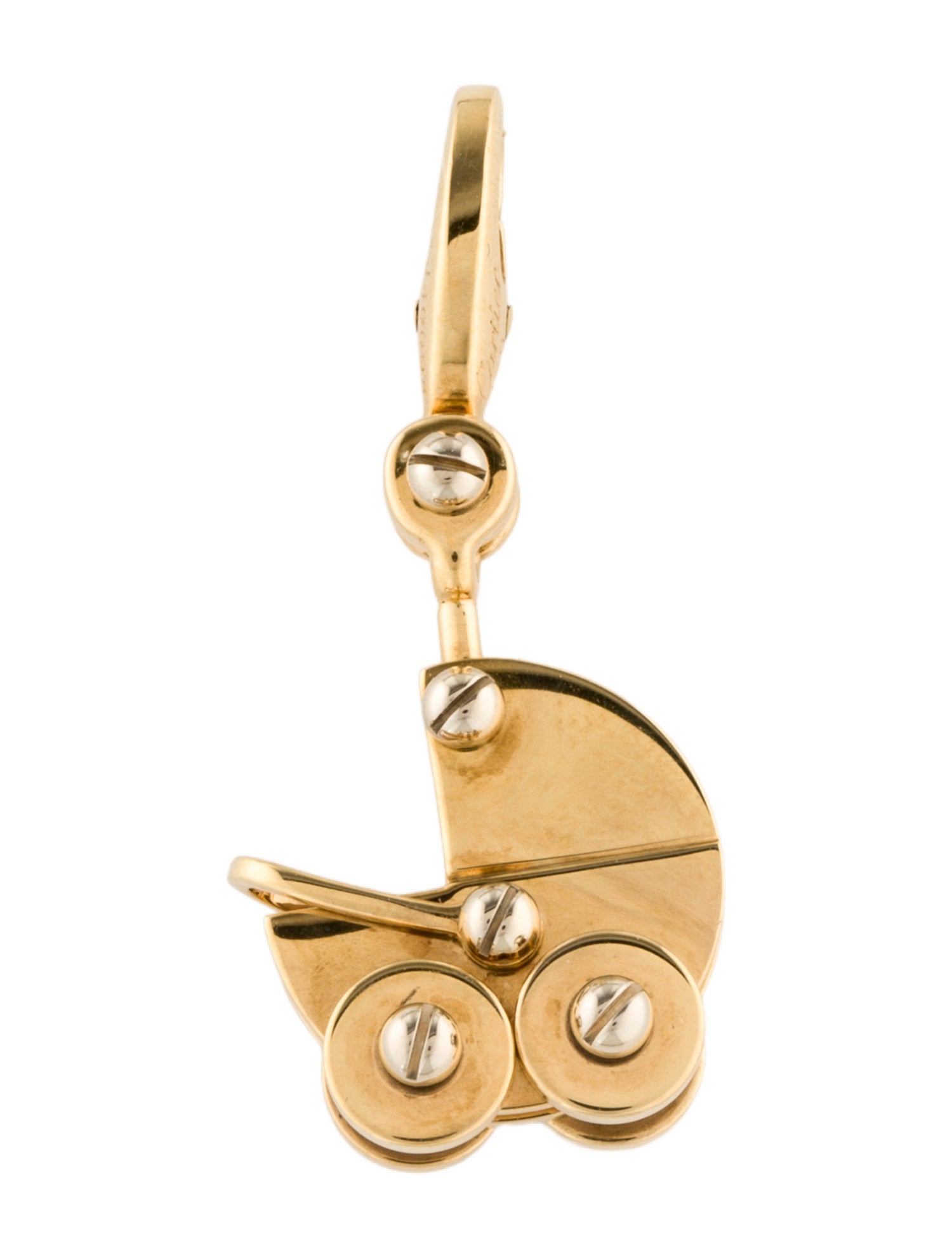 Cartier Vintage Baby Carriage Pendant