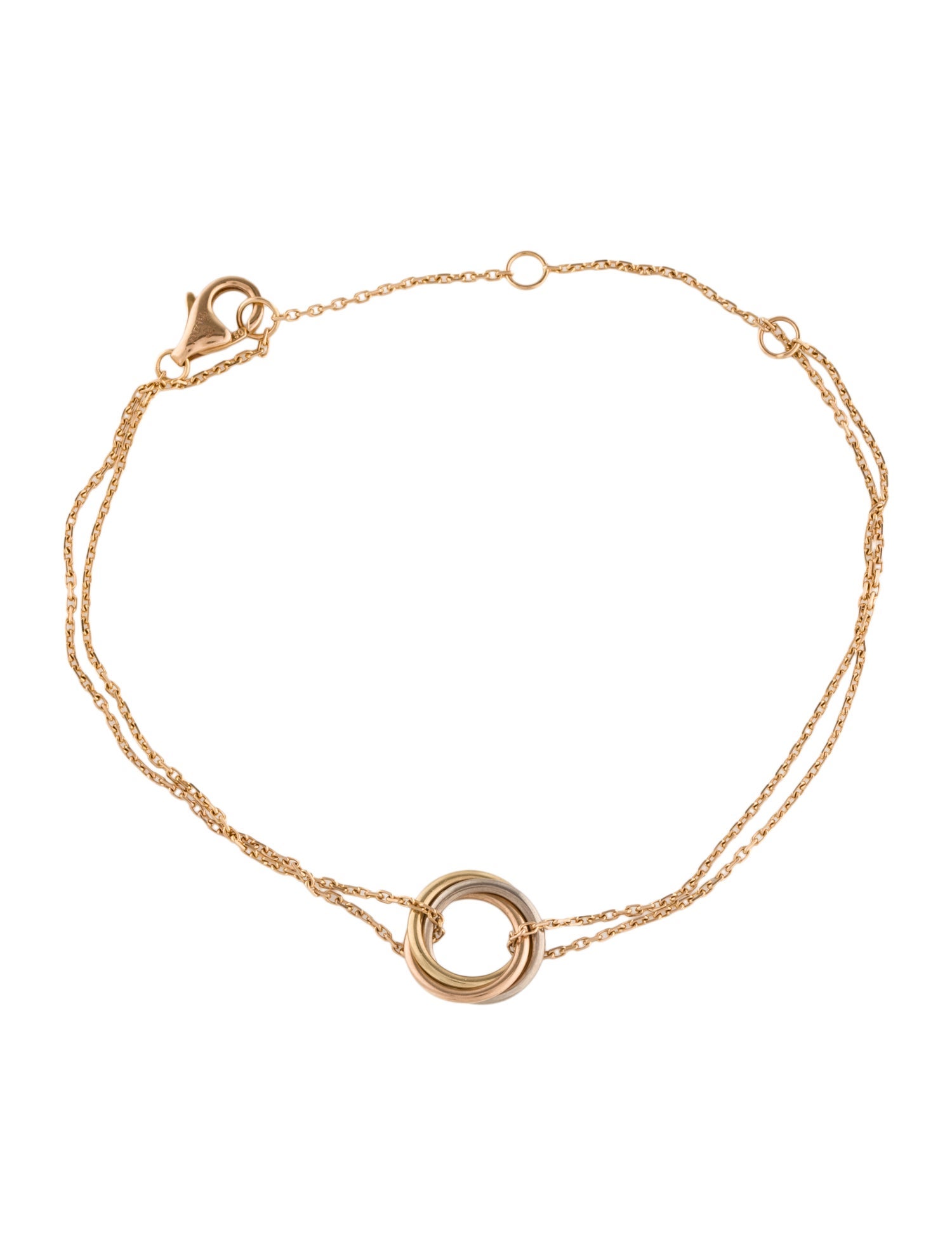 Cartier Trinity Bracelet on Chain
