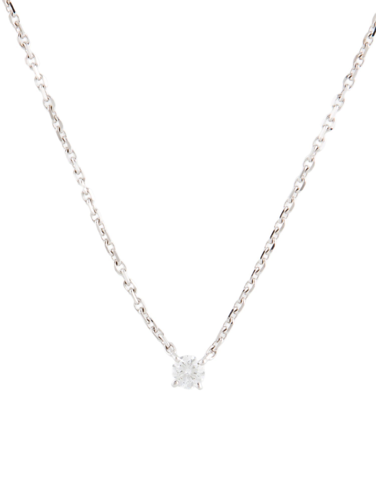 Cartier 1895 Diamond Pendant Necklace