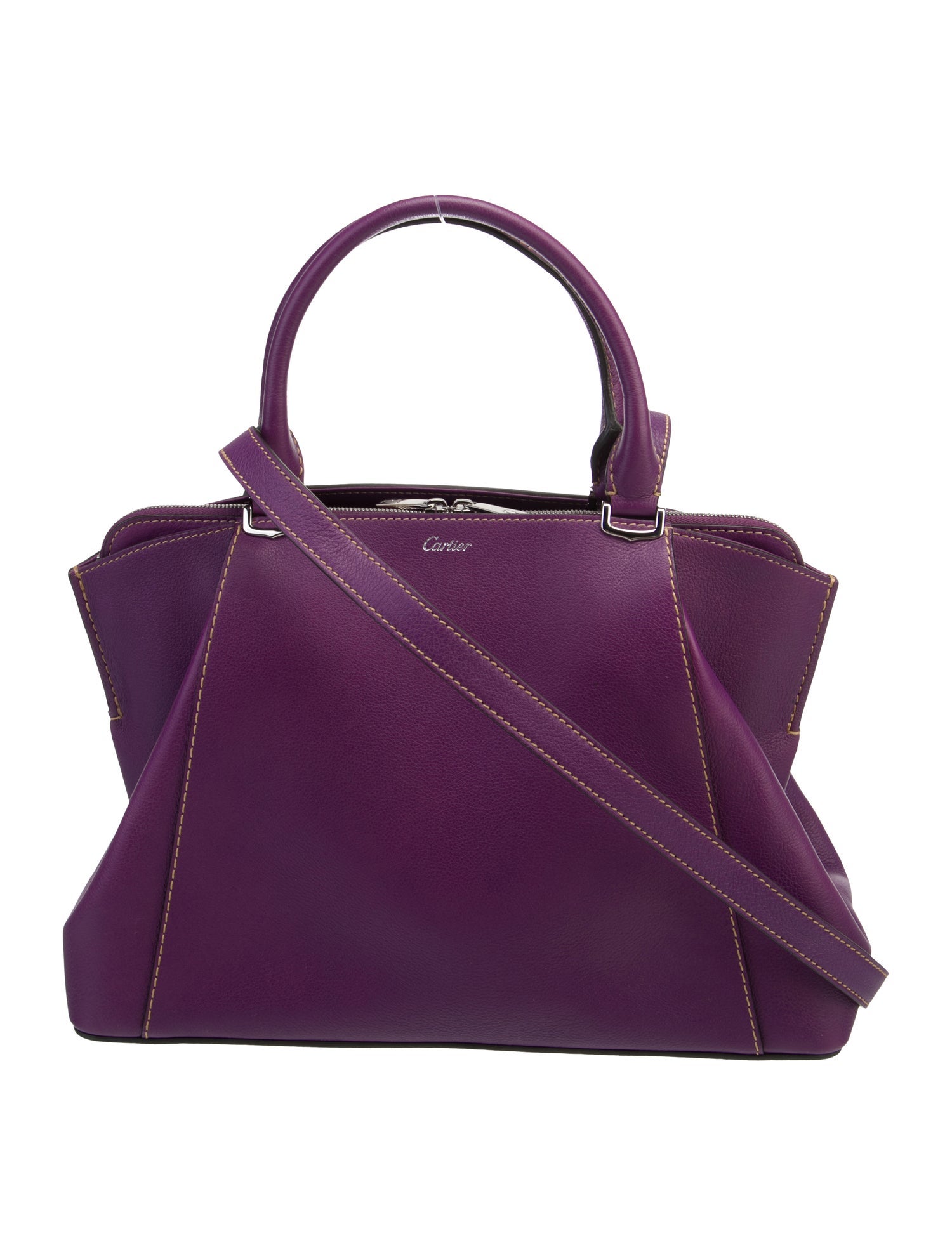 Cartier Leather Shoulder Bag