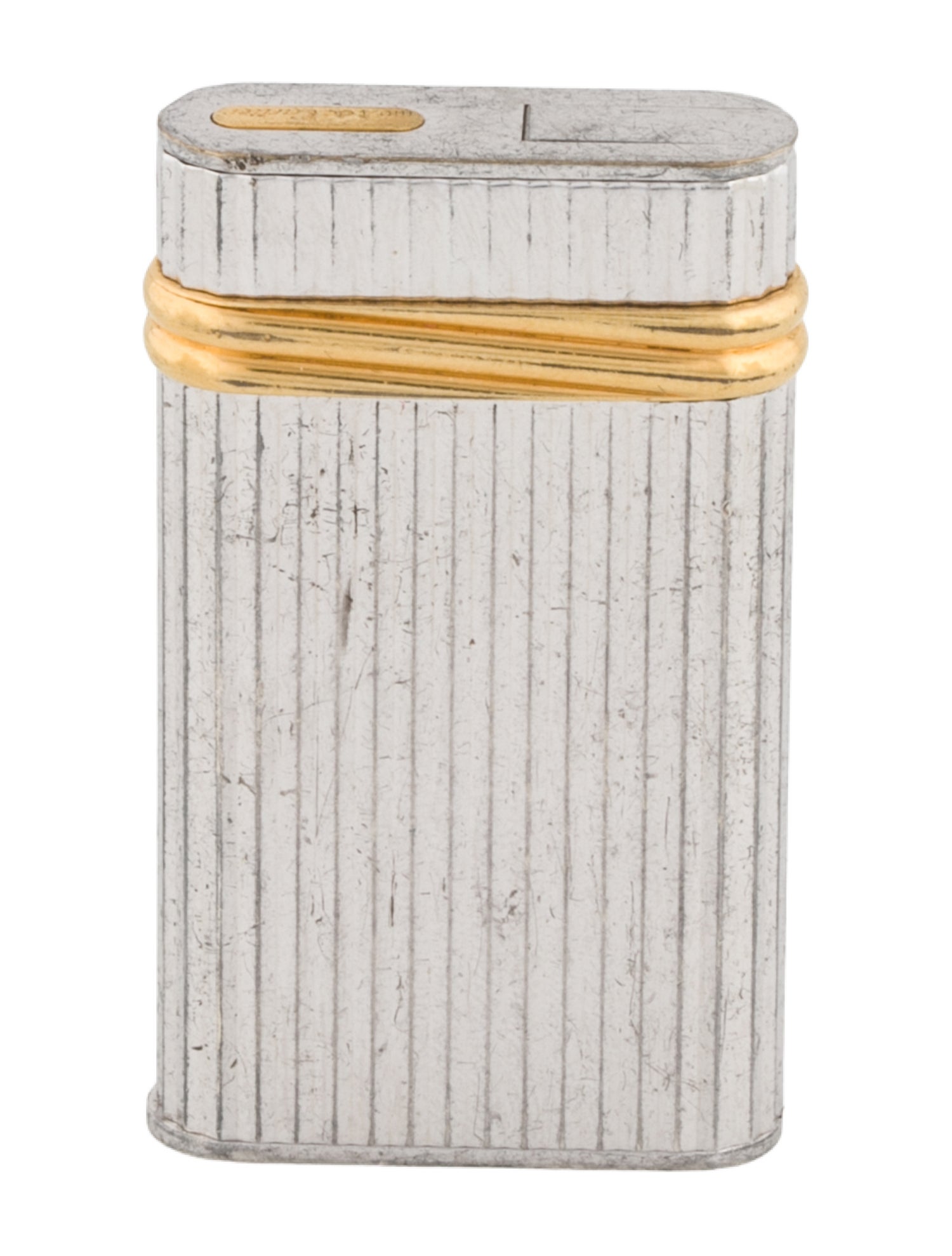 Cartier Two-Toned Metal Sweetener Box