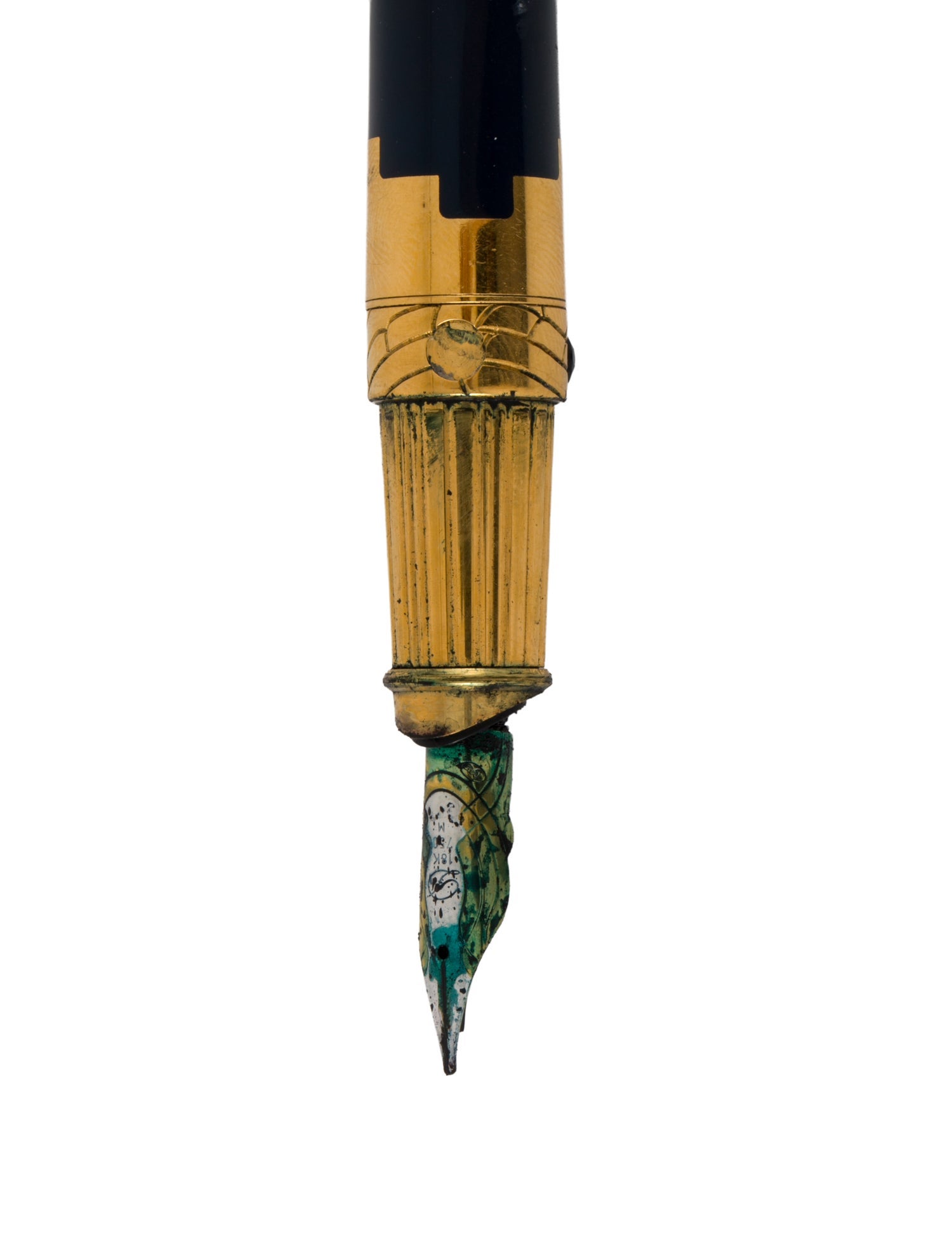 Cartier 1998 Nuevo Mundo Limited Blue Spinels Fountain Pen