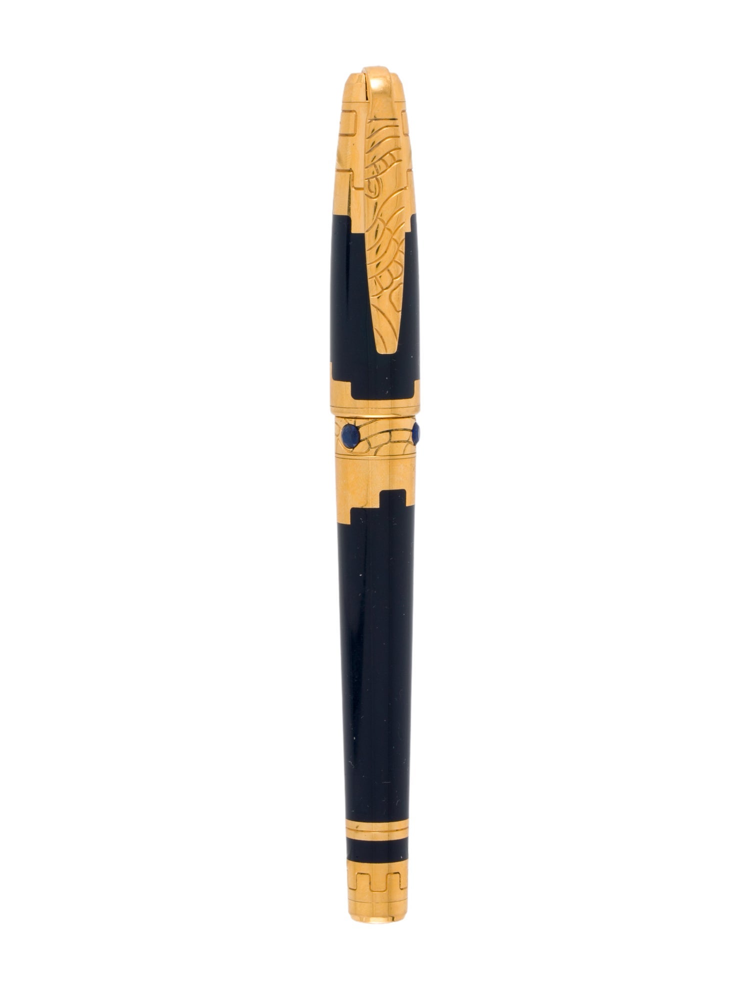Cartier 1998 Nuevo Mundo Limited Blue Spinels Fountain Pen