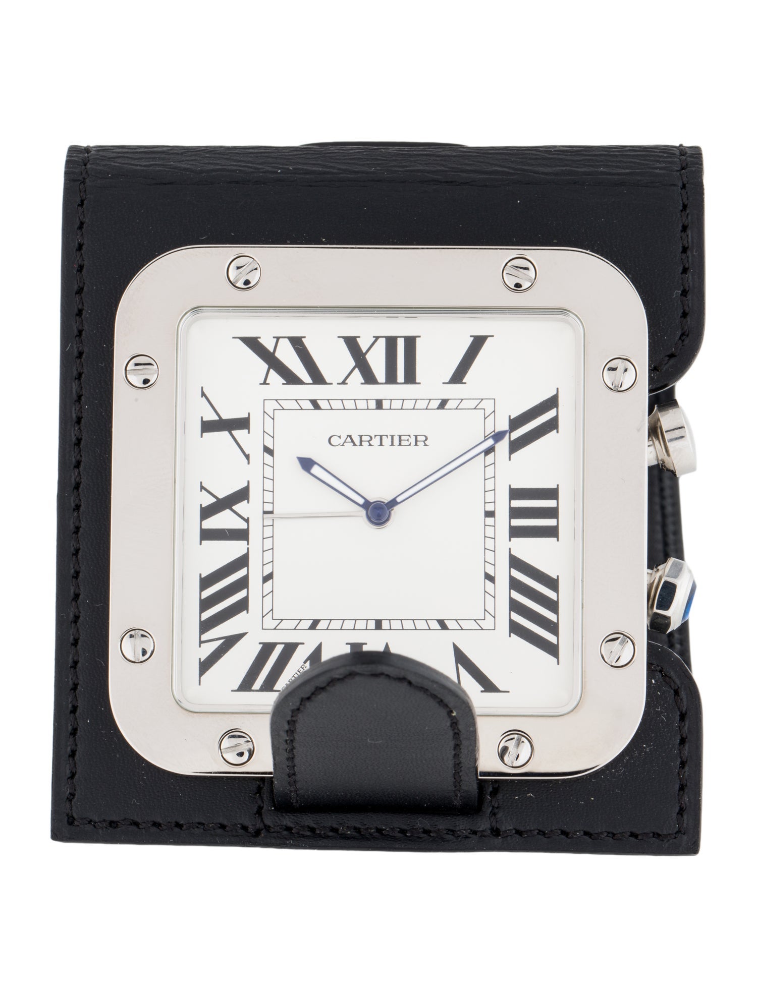 Cartier Santos Travel Alarm Clock