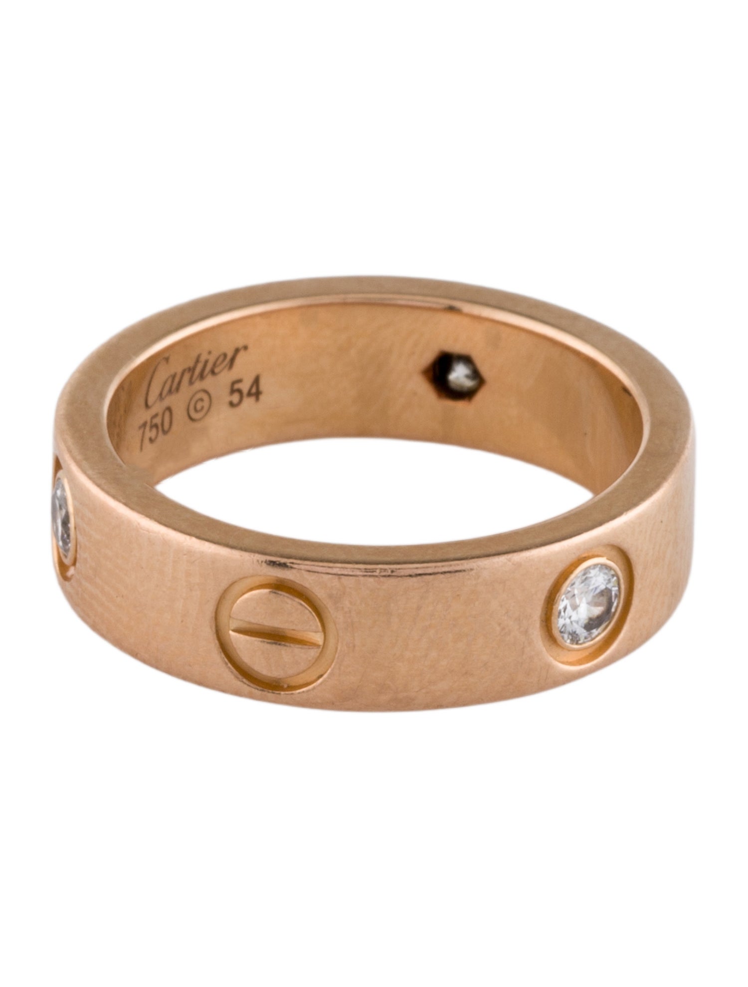 Cartier LOVE Ring, 3 Diamonds