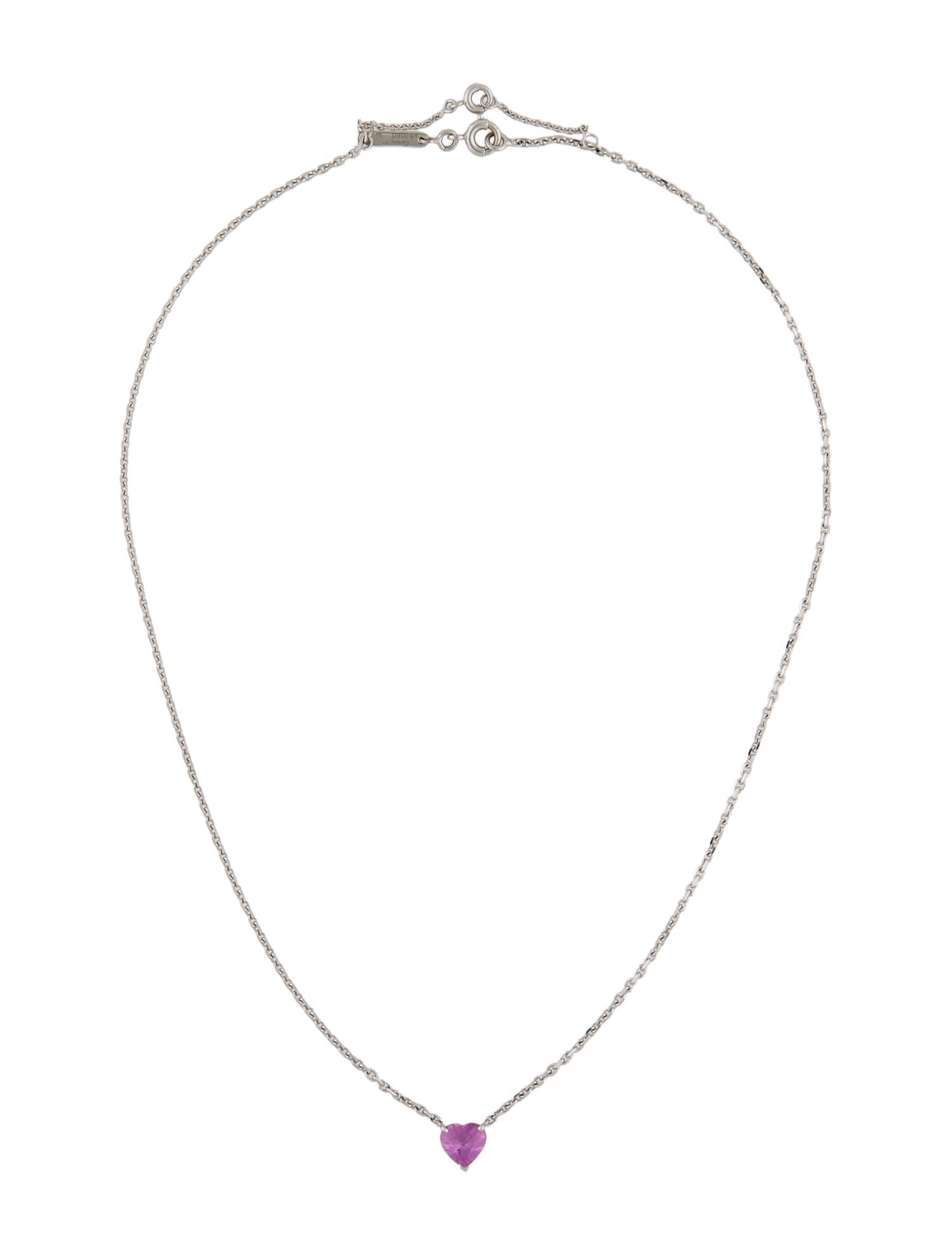 Cartier Vintage Sapphire Heart Necklace