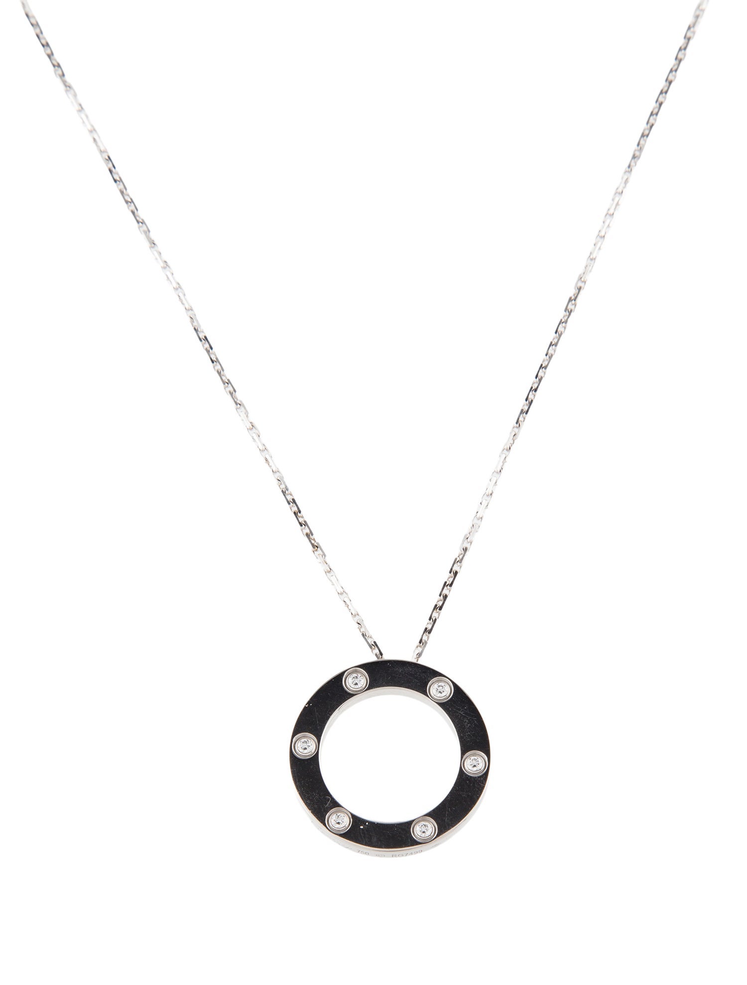 Cartier LOVE Necklace, 6 Diamonds