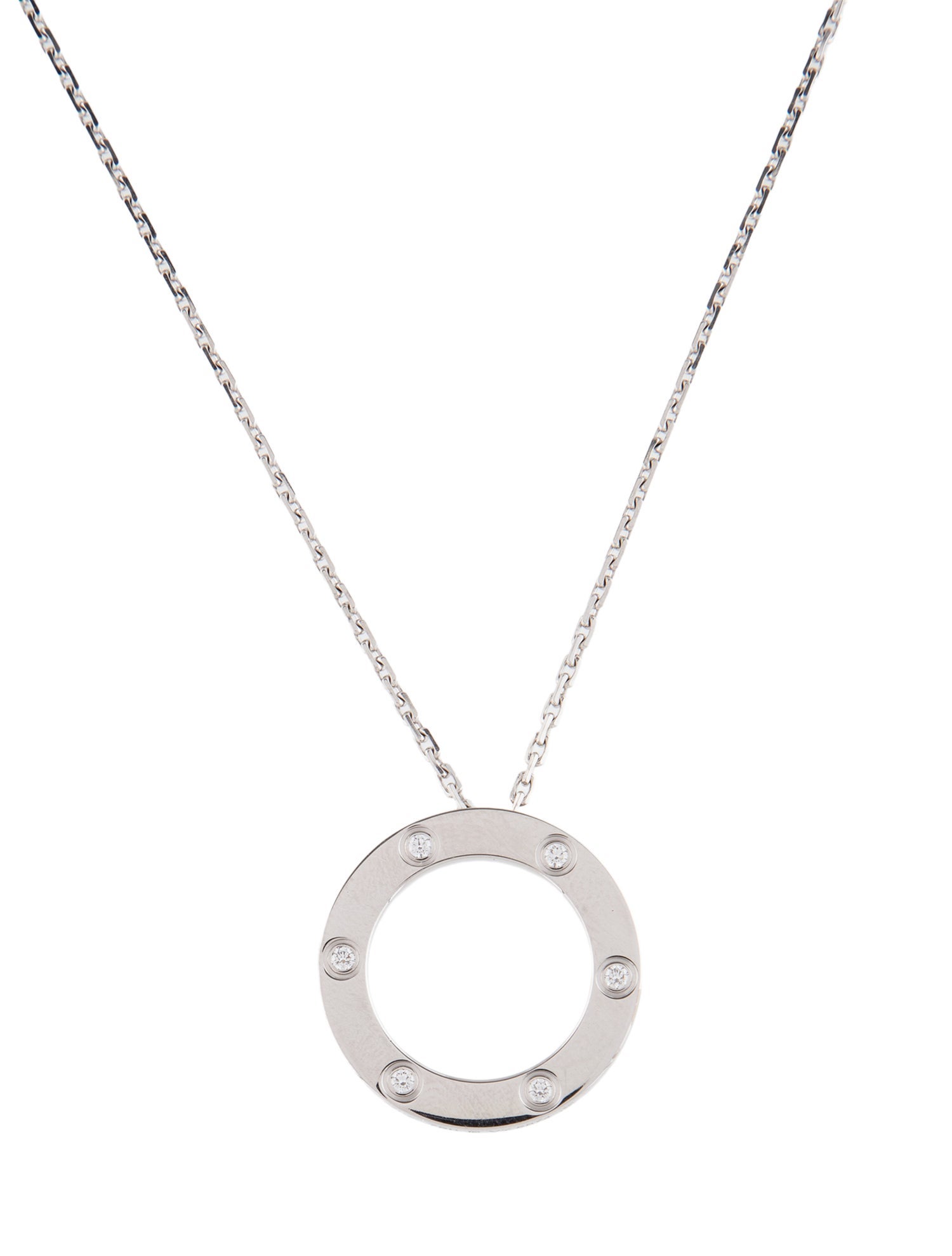 Cartier LOVE Pendant Necklace, 6 Diamonds