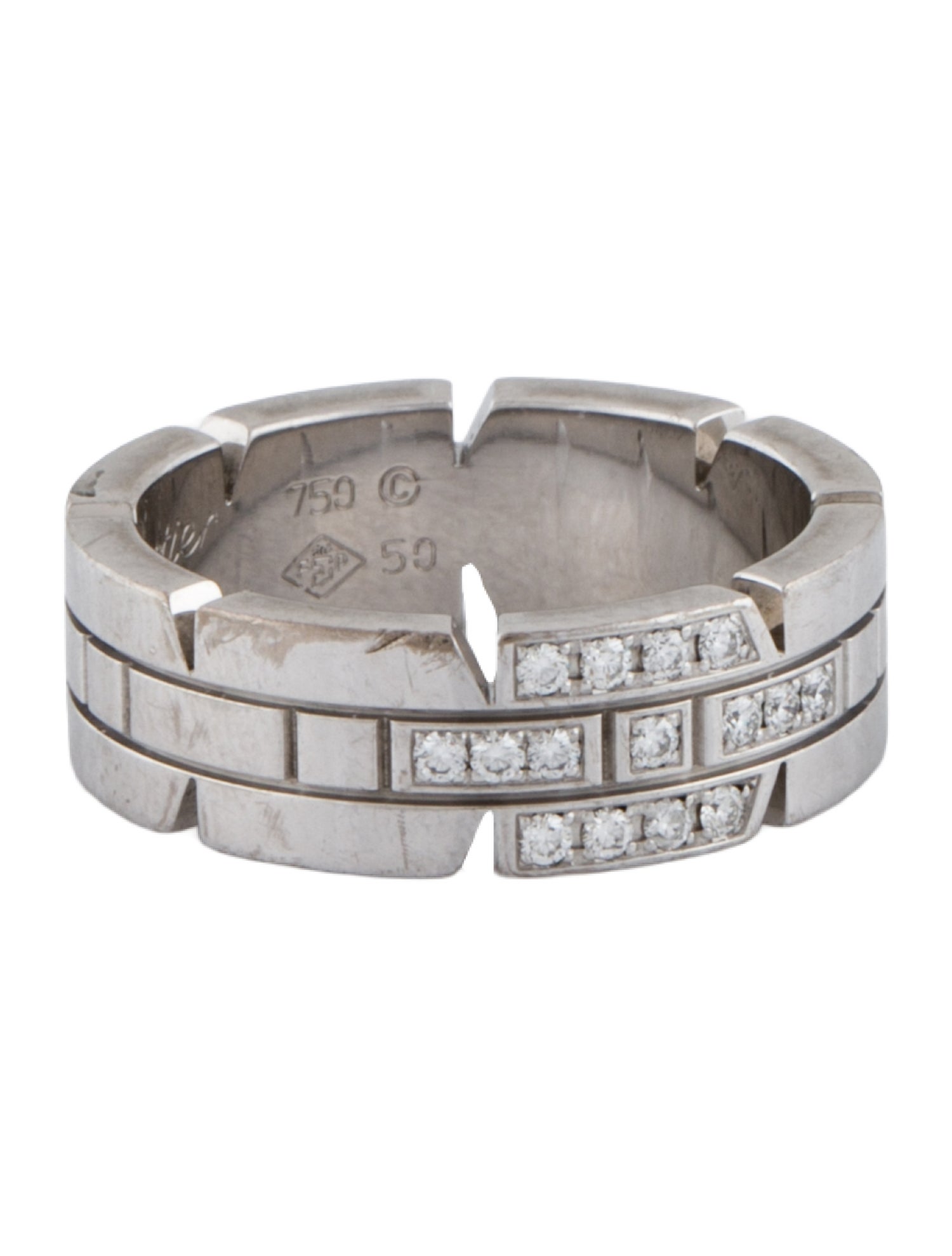 Cartier Diamond Tank Française Ring