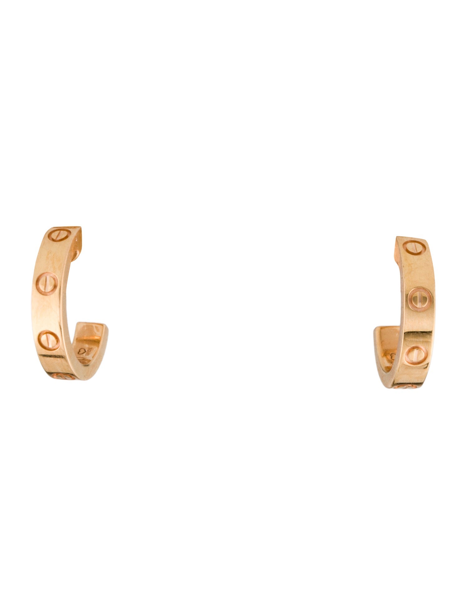Cartier LOVE Hoop Earrings, Small Model