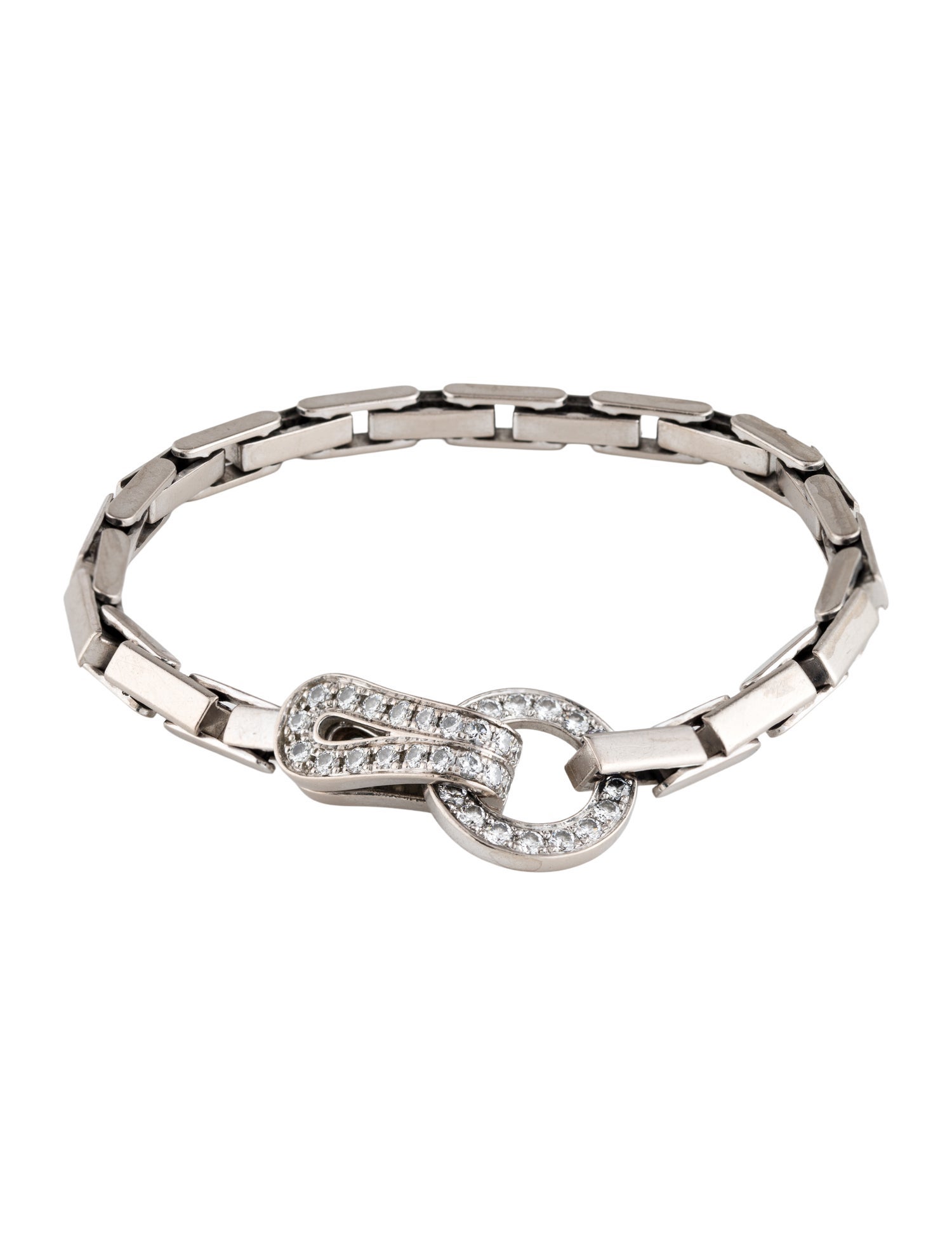 Cartier Diamond Agrafe Bracelet
