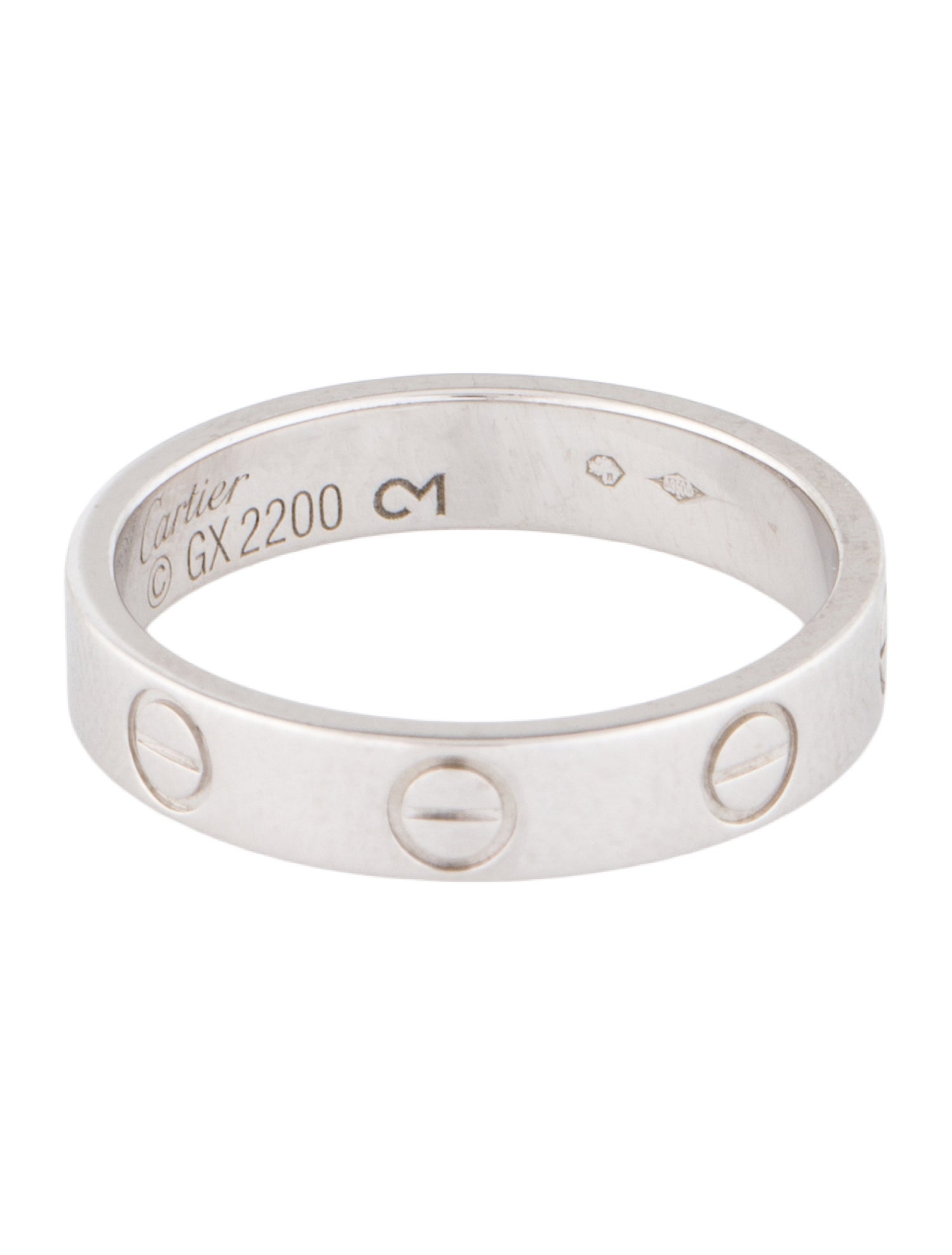 Cartier Platinum LOVE Ring, Small Model