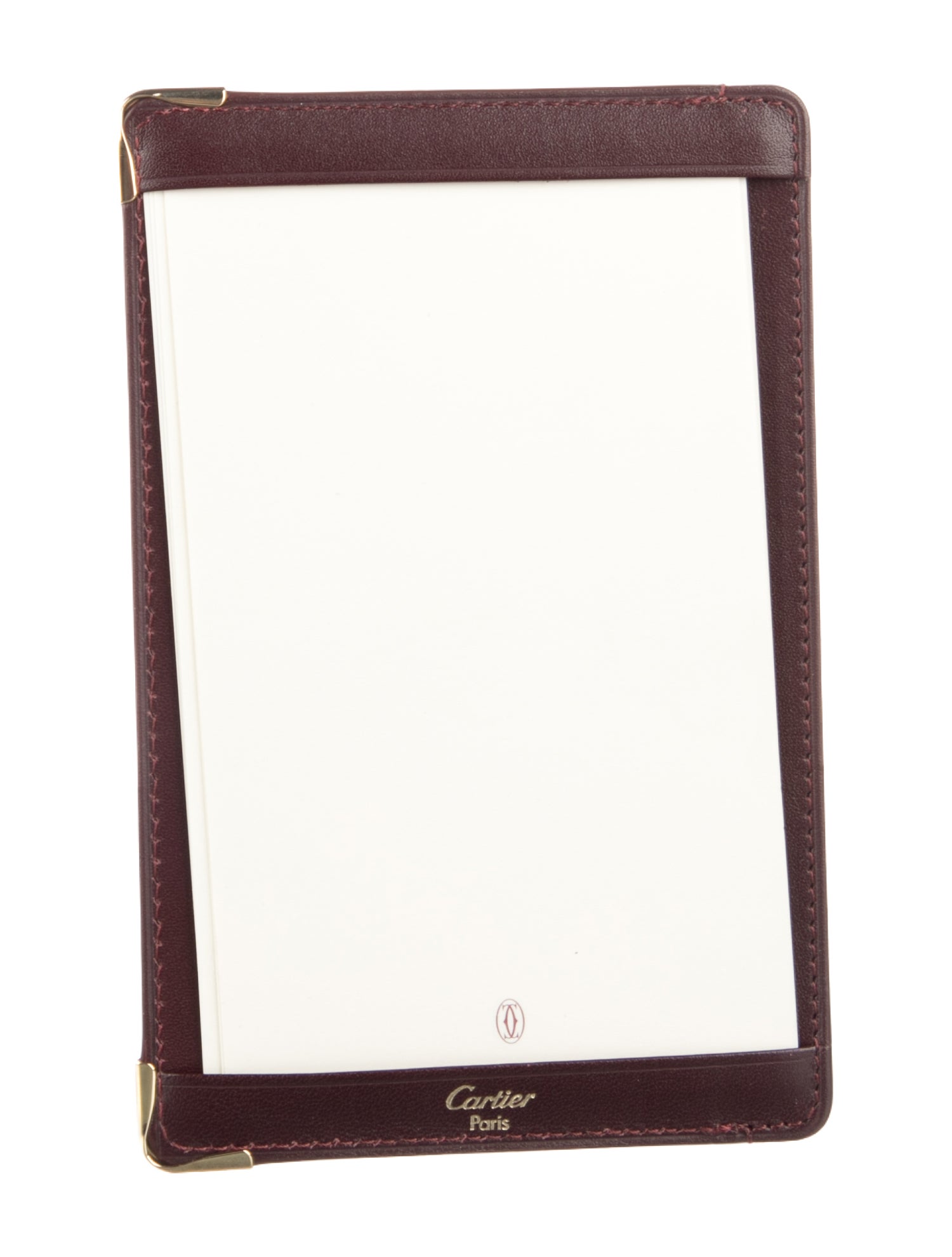 Cartier Mens leather Notepad