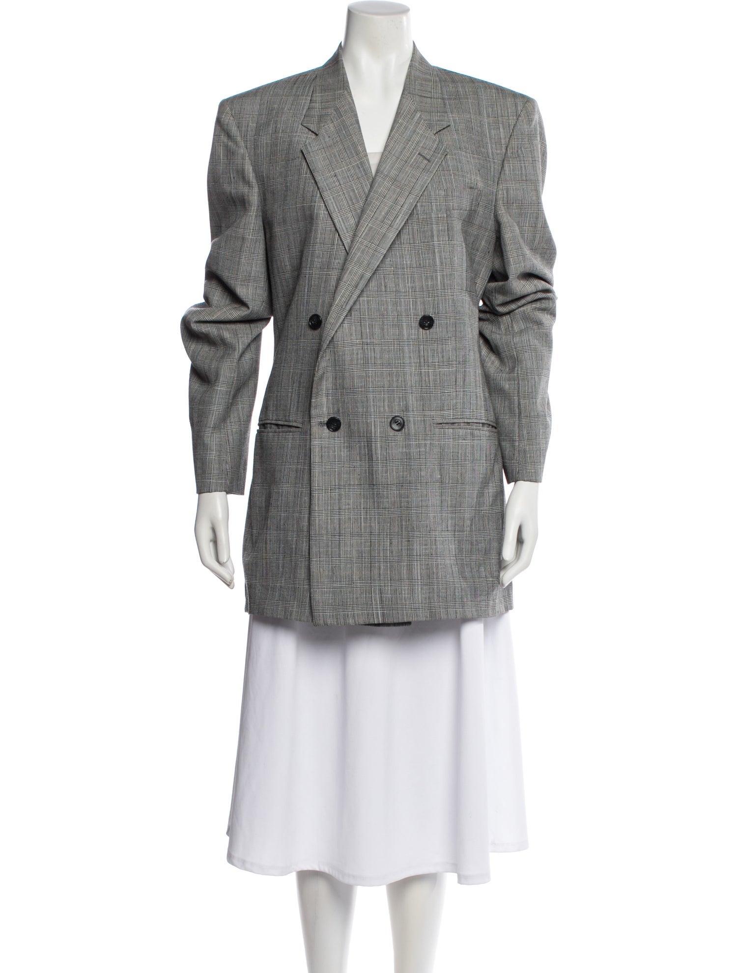 Cartier Plaid Print Blazer