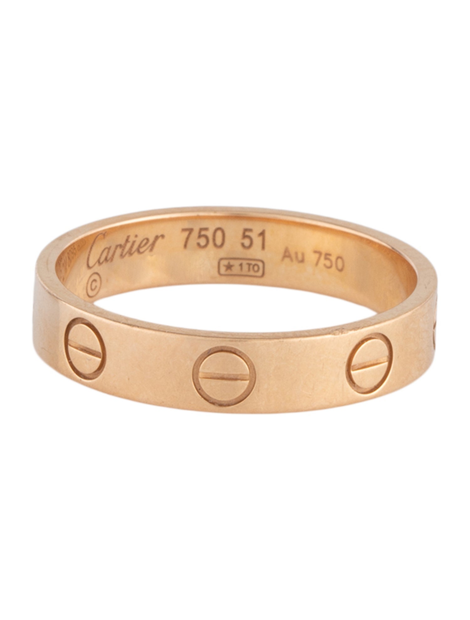 Cartier LOVE Ring, Small Model