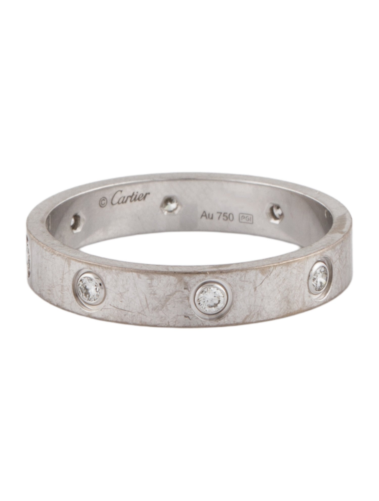 Cartier 8 Diamonds LOVE Ring, Small Model