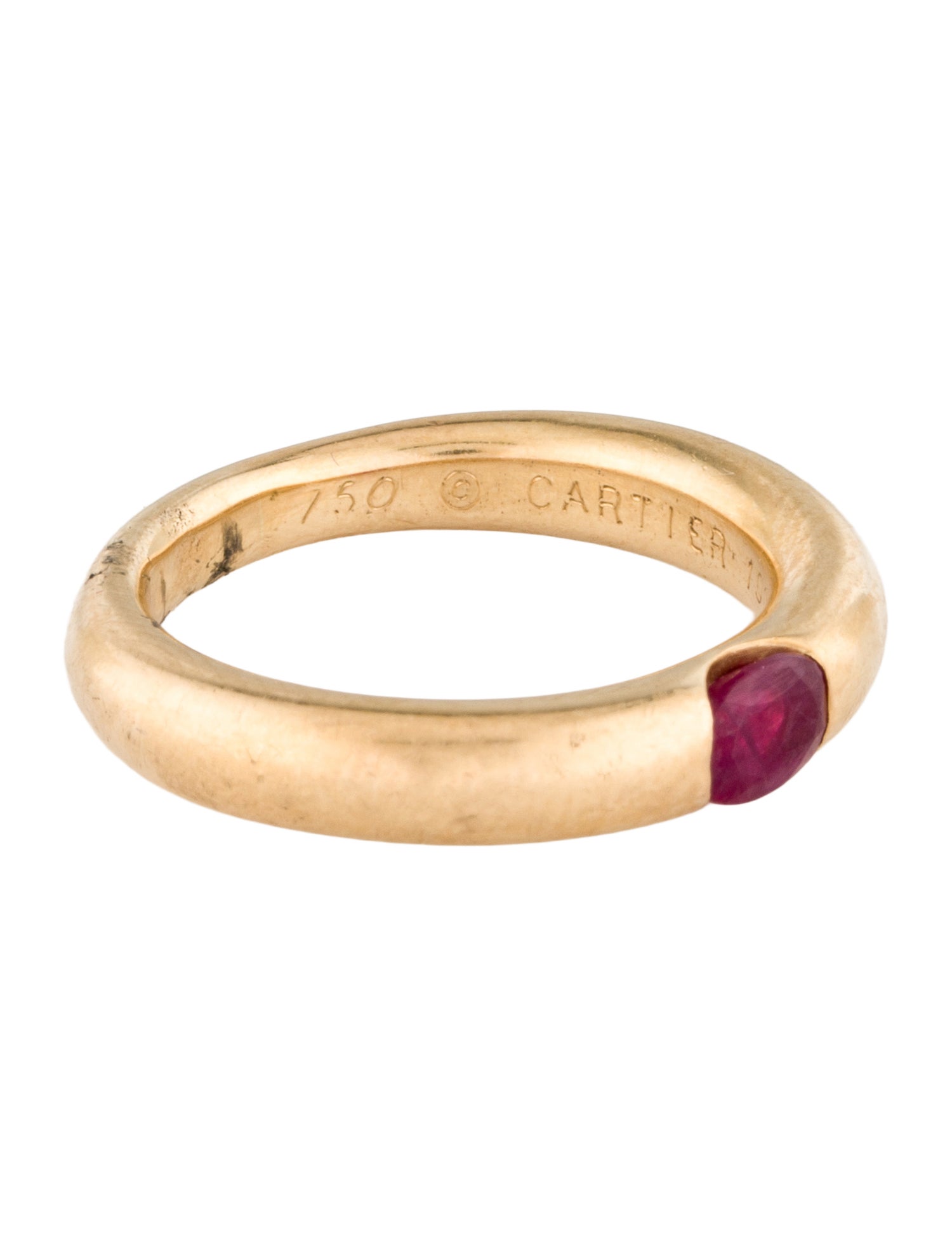 Cartier Ruby Ellipse Band