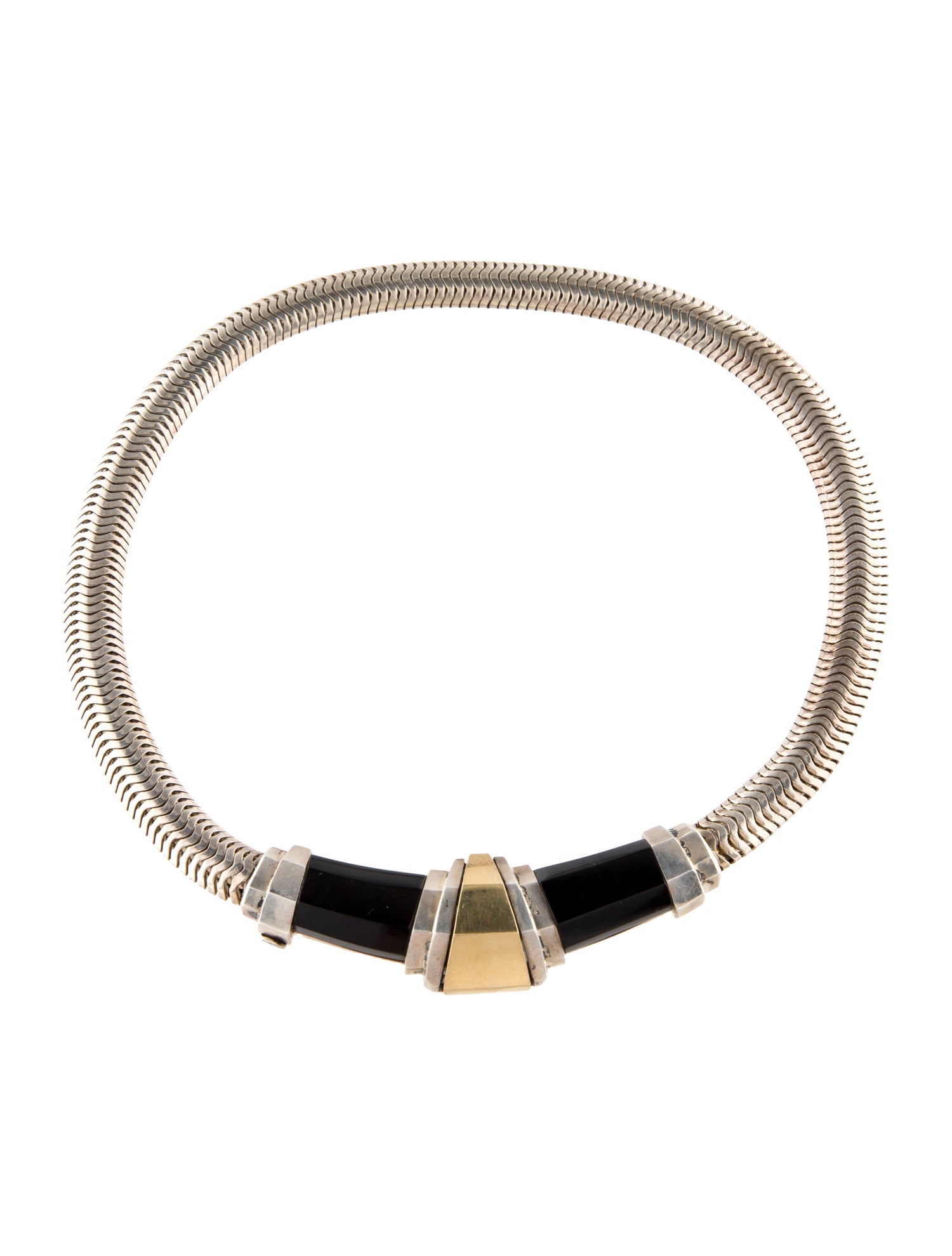 Cartier Vintage Onyx Deco Collar Necklace