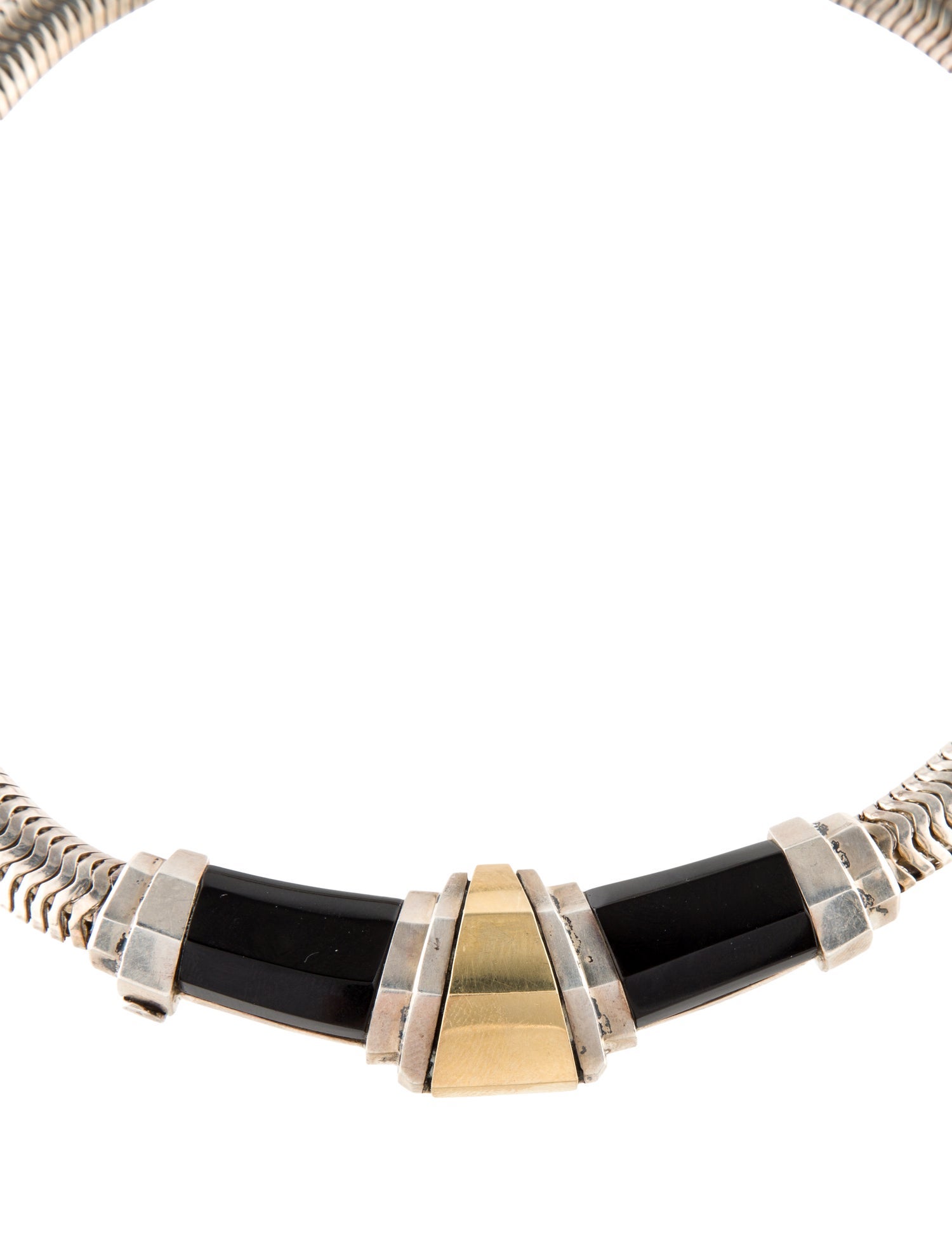 Cartier Vintage Onyx Deco Collar Necklace