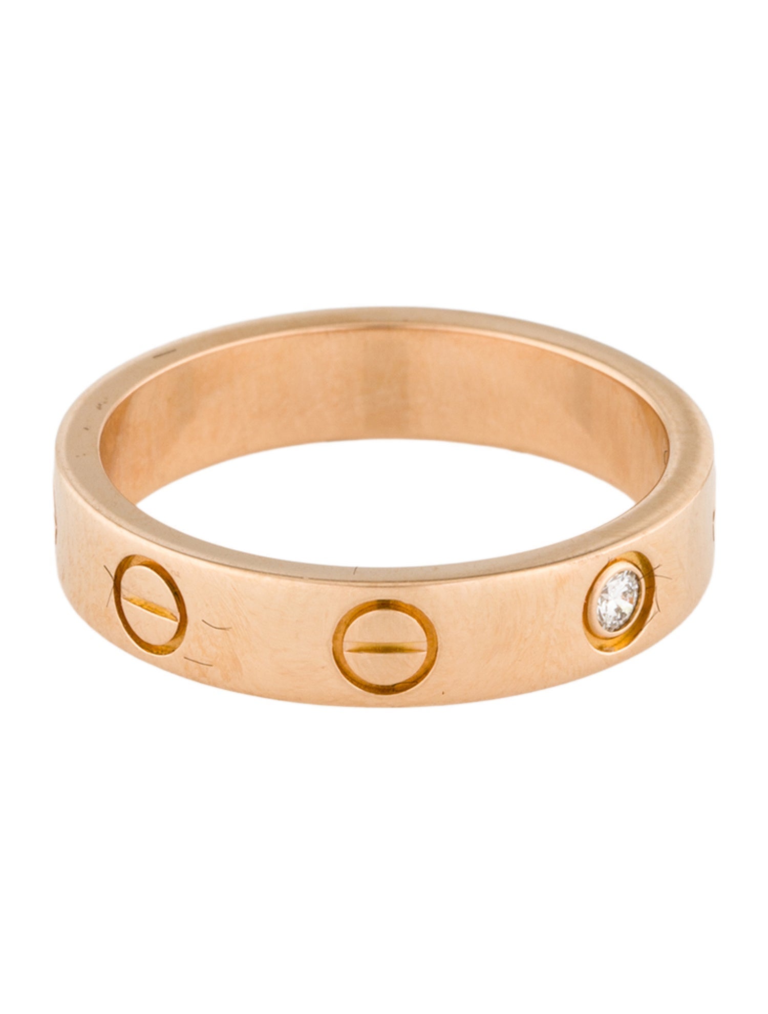 Cartier Love Ring, Small Model, 1 Diamond