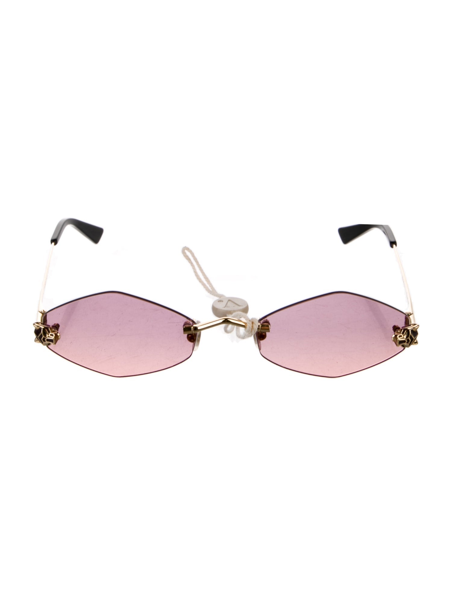 Cartier Panthere Tinted Round Sunglasses