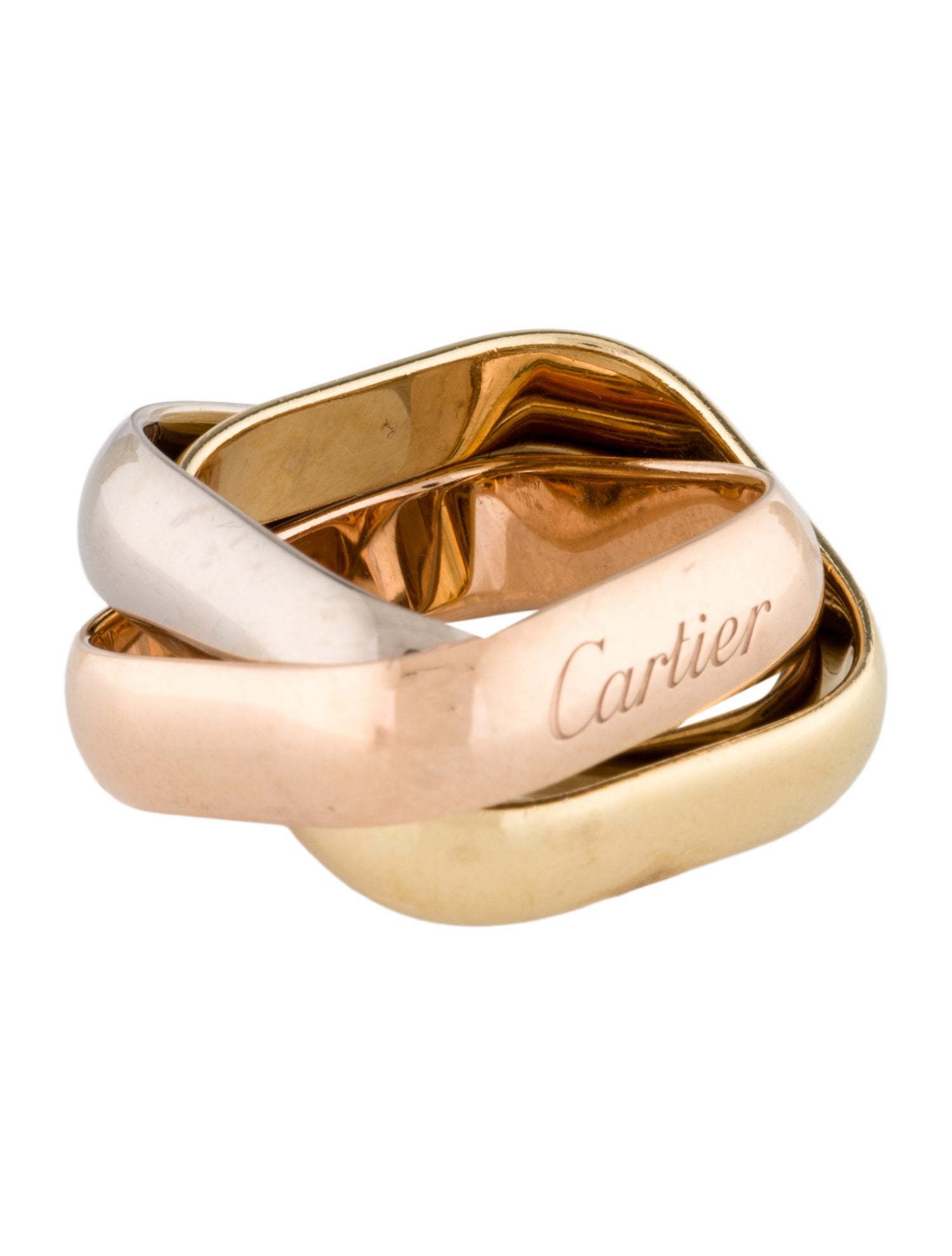 Cartier Trinity Ring, Cushion-Shaped, Large Model