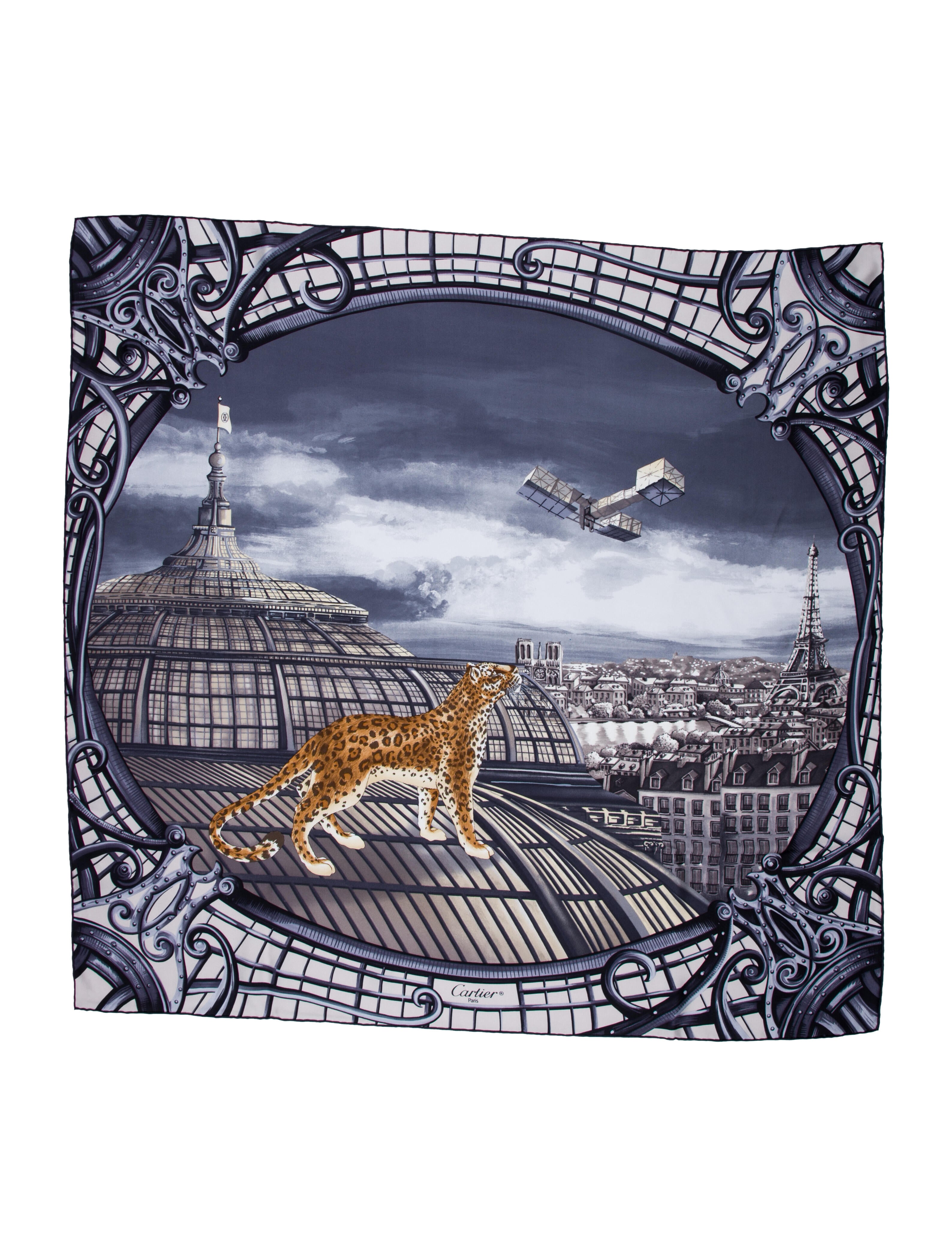 Cartier Silk Printed Scarf