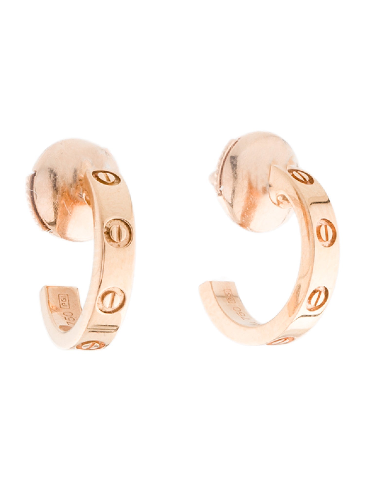 Cartier LOVE Hoop Earrings, Small Model